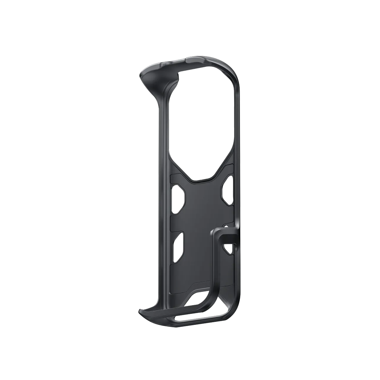 Insta360 X5 Thermohülle – Seitenansicht der offenen Schutzhülle mit Aussparungen und Halterung für Kamera