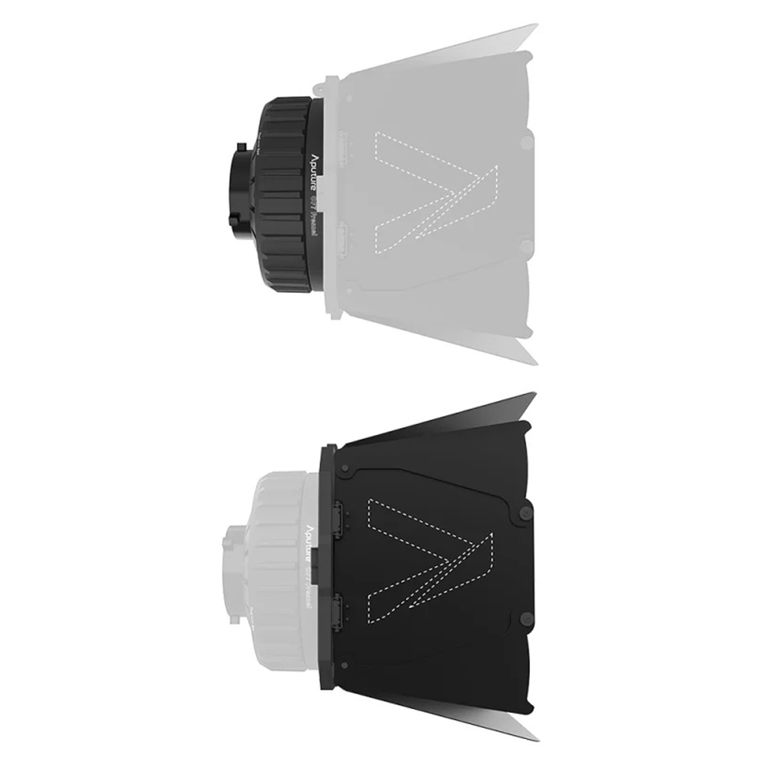 CF7 Fresnel & Barn Doors Kit Linse und Streulichtklappen CF7 Fresnel & Barn Doors Kit Linse und Streulichtklappen