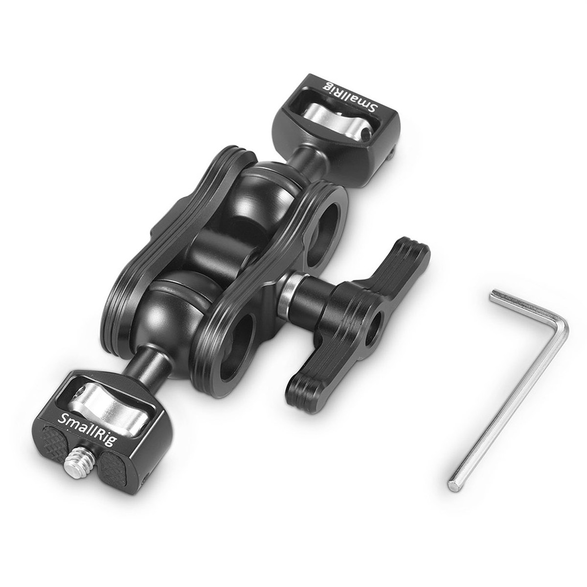 SmallRig 2070B Gelenkarm mit Doppelkugelkopf – Lieferumfang mit Gelenkarm und Inbusschlüssel