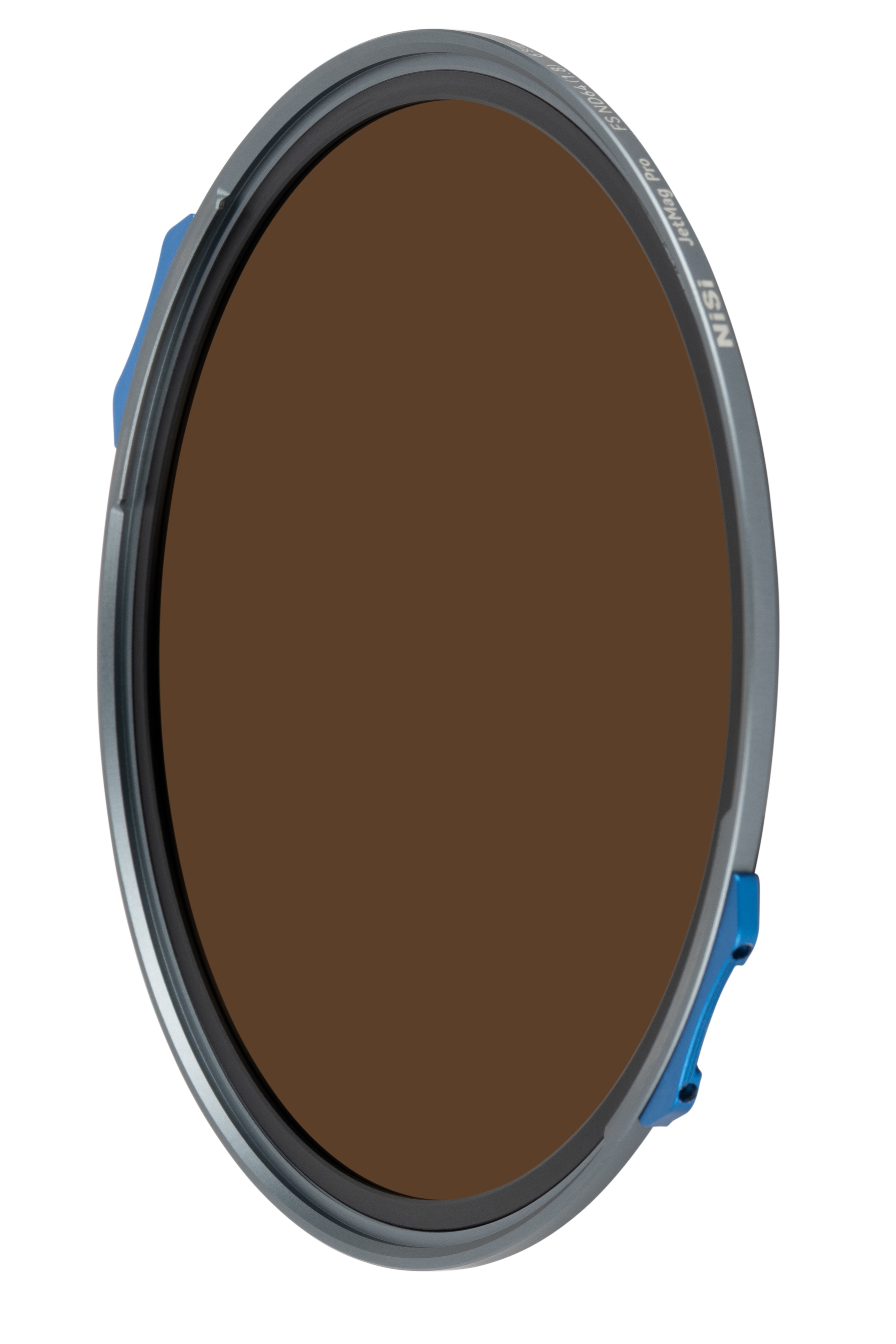 NiSi JetMag Pro FS ND64 6 Stops – schräge Ansicht des magnetischen ND-Filters mit MAXMAG-Rahmen