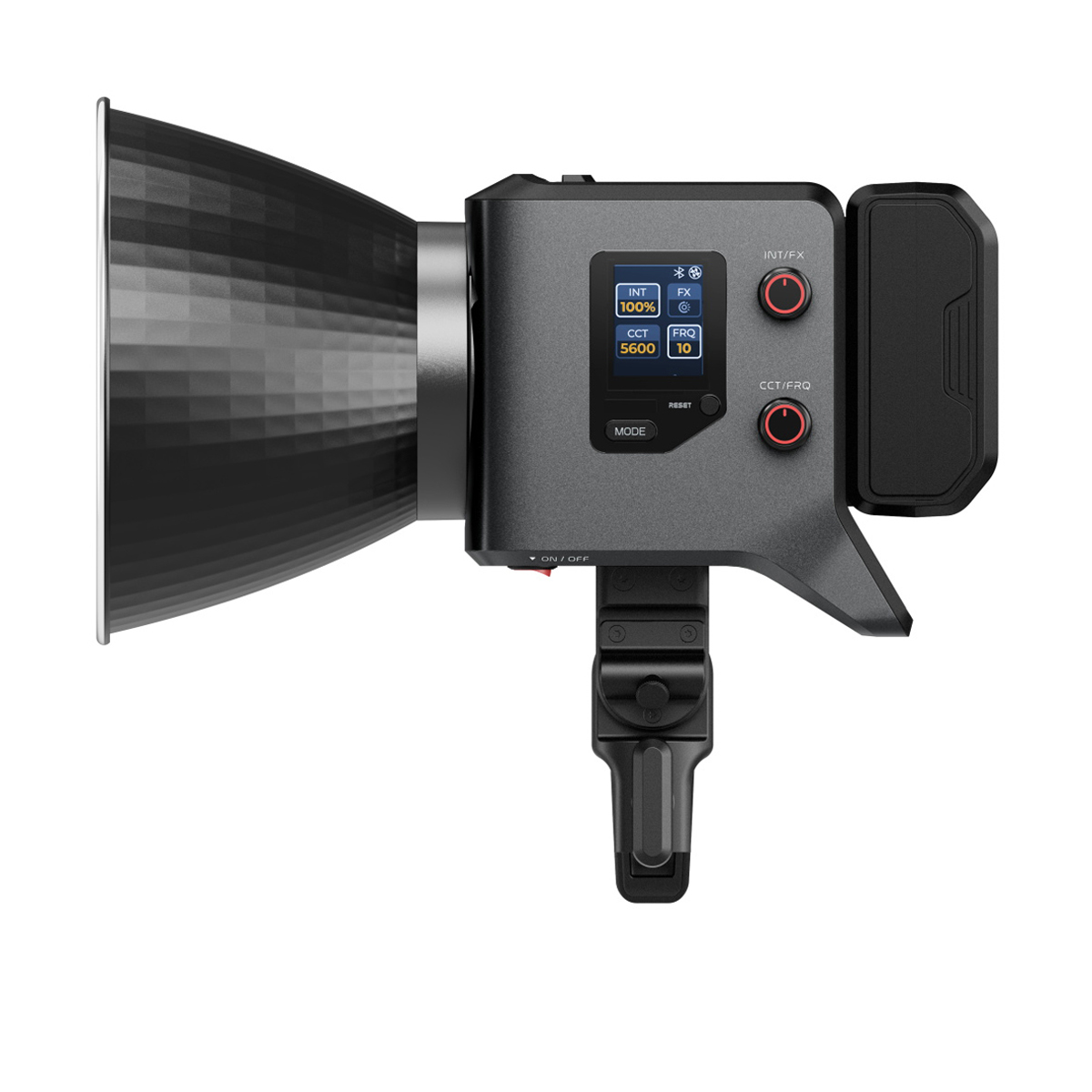 SmallRig 4621 RC 220B Pro COB LED Videoleuchte,  Rechte Seite mit Reflektor