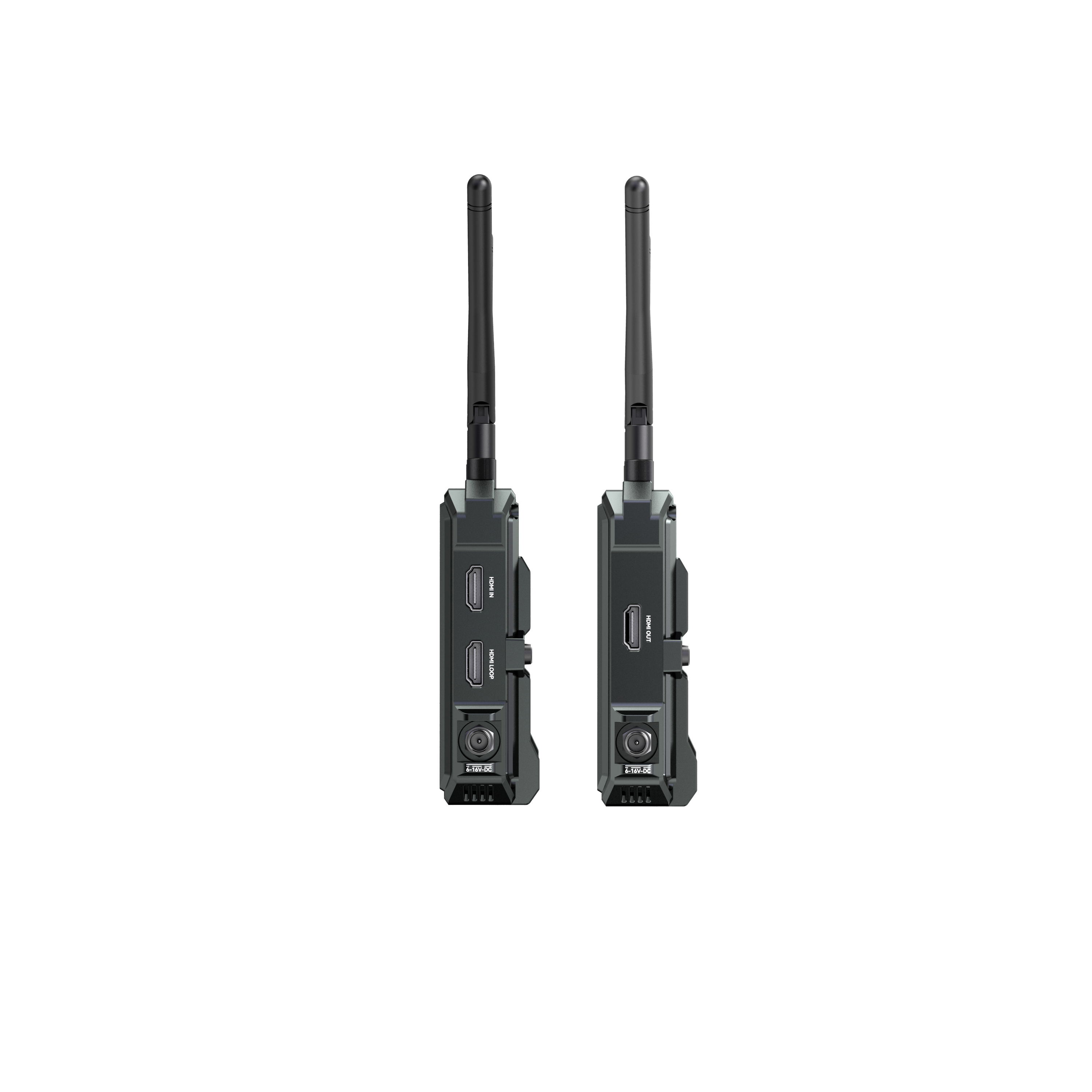 Pyro H Wireless Video Transmission System (TX+RX) Pyro H ireless Video Transmission System (Sender und Empfänger), Ansicht von Rechts