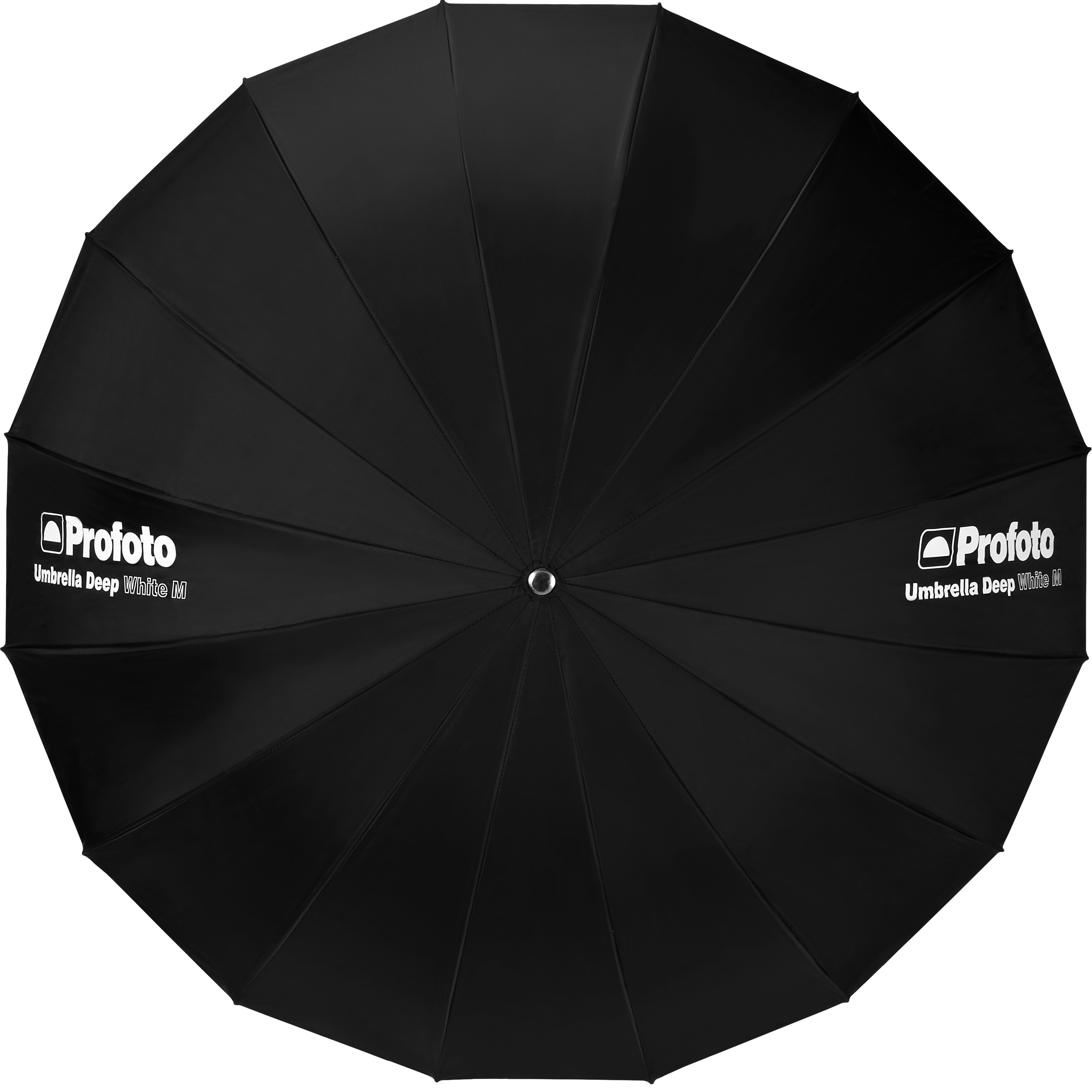 Blitzschirm Deep White M 105cm