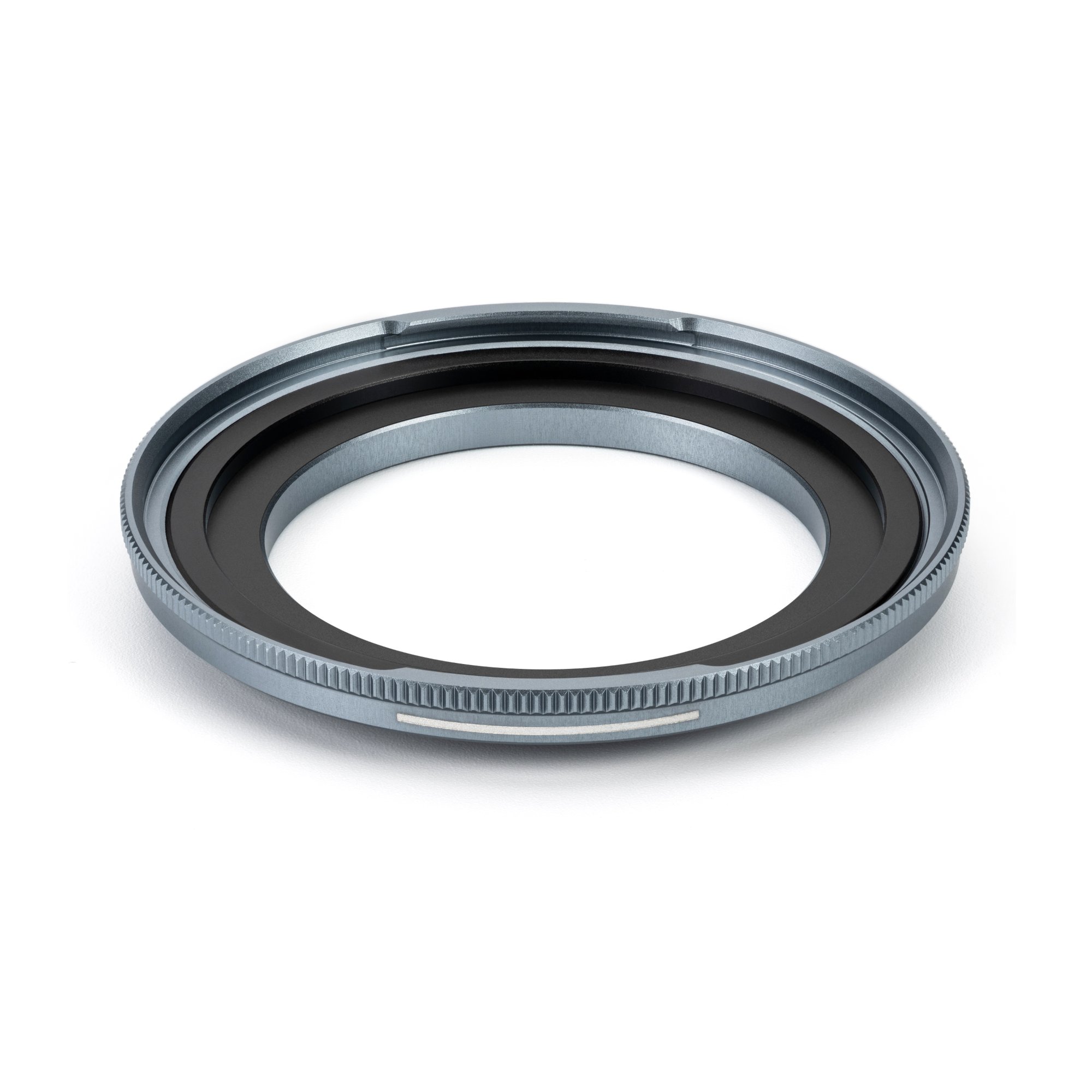 JetMag Pro 40.5mm Adapterring (49MAG) in Vorderansicht mit präzise gefertigtem Metallrahmen für Magnetfilter.