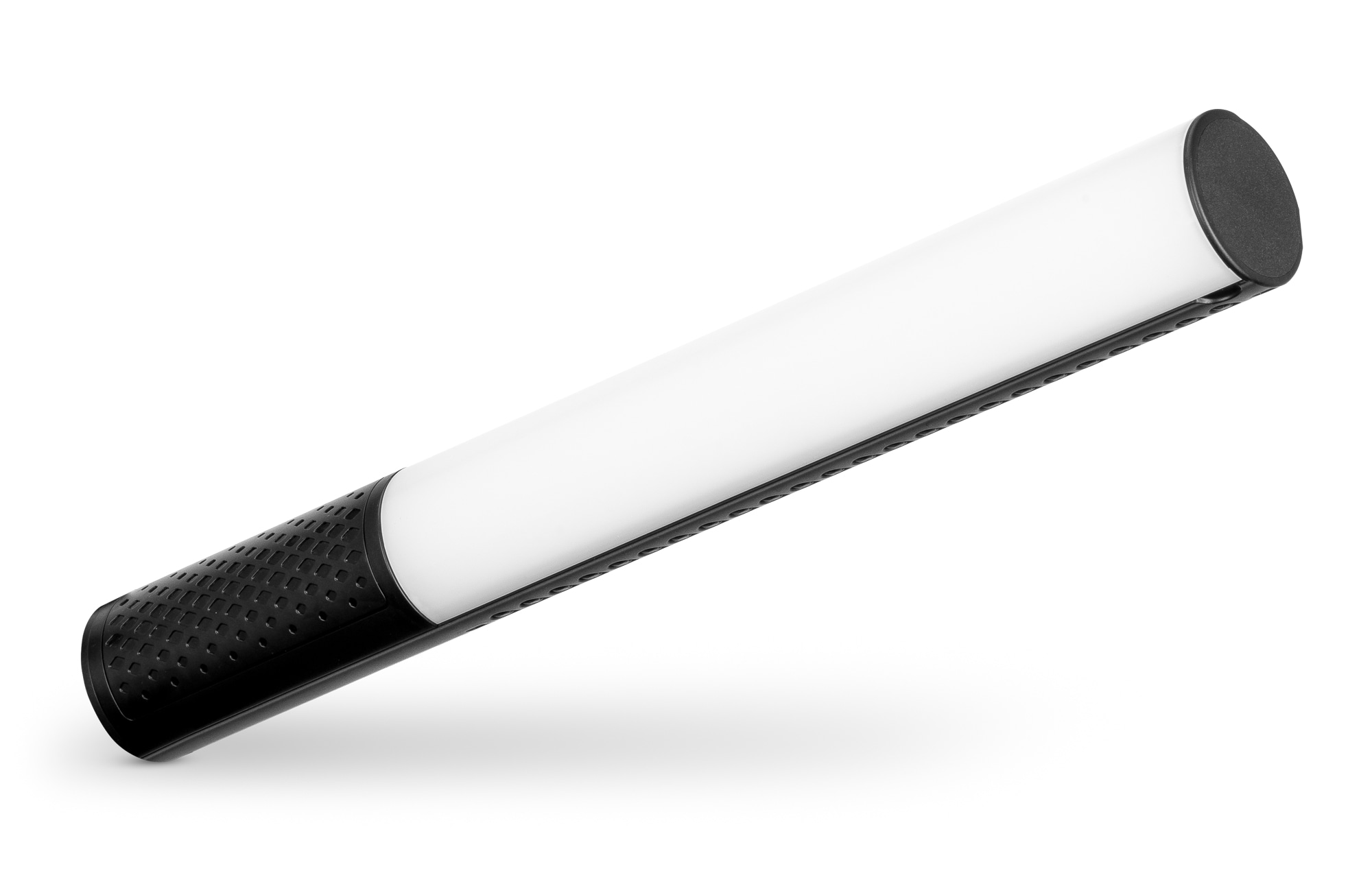 Newell Kathi III RGB LED-Leuchte in schräger Seitenansicht mit schwarzem Griffgehäuse