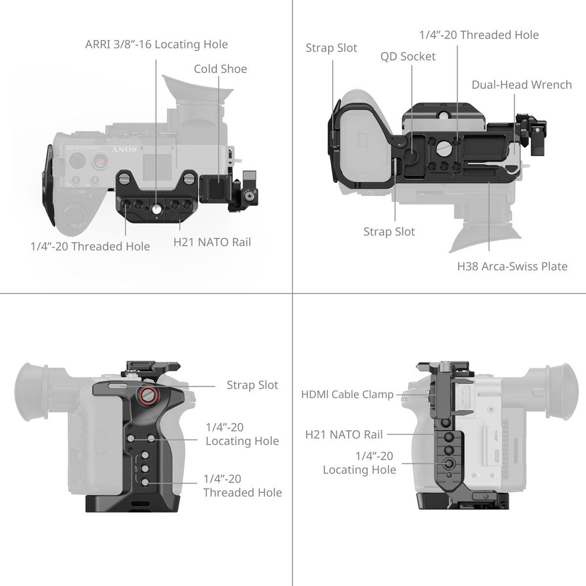 5587 Cage Kit Sony FX2 5587 Cage Kit Sony FX2