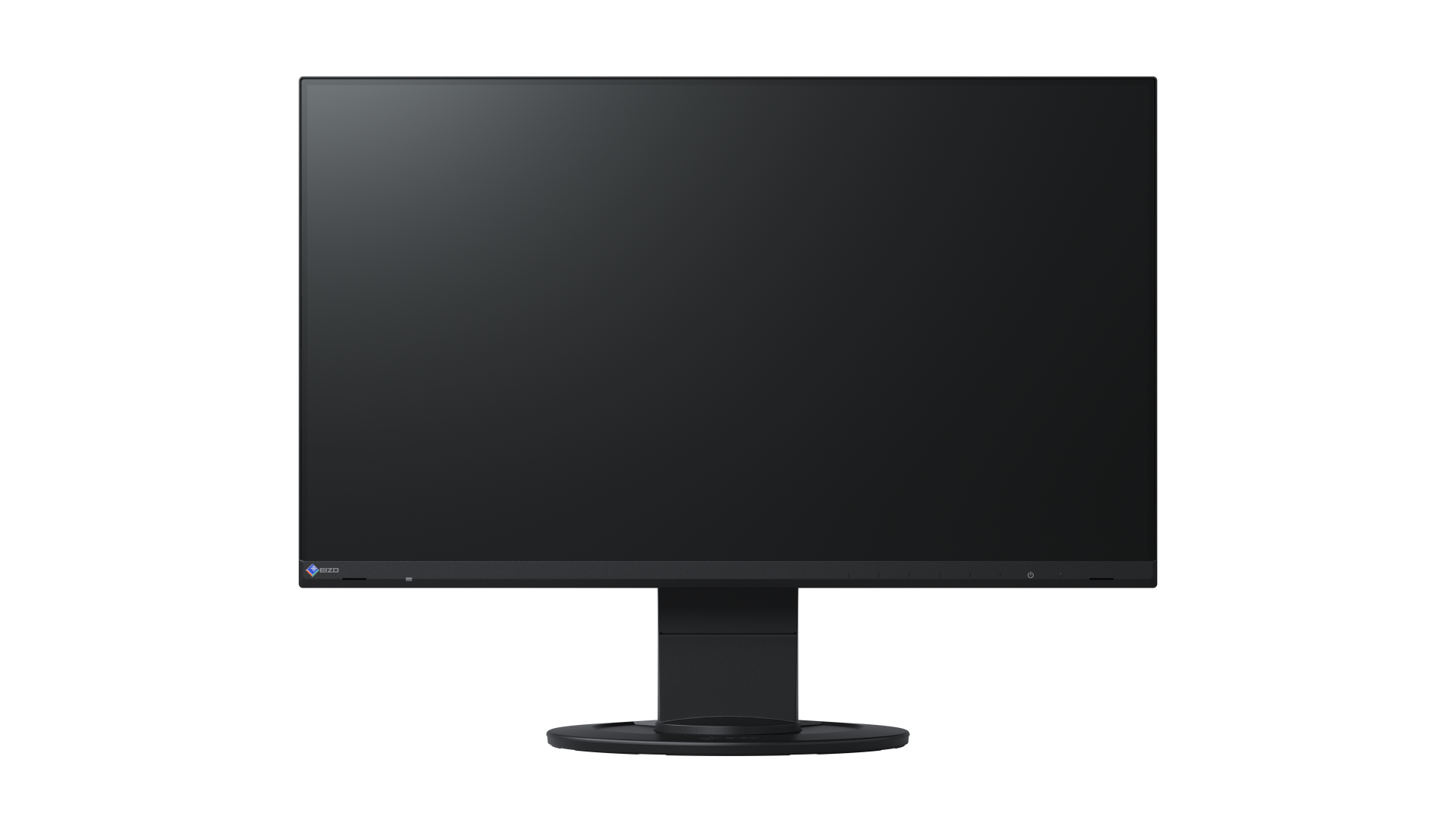 EV2460-BK FlexScan 24'' Eizo EV2460 FlexScan 24" in der Farbe Schwarz, Frontalansicht