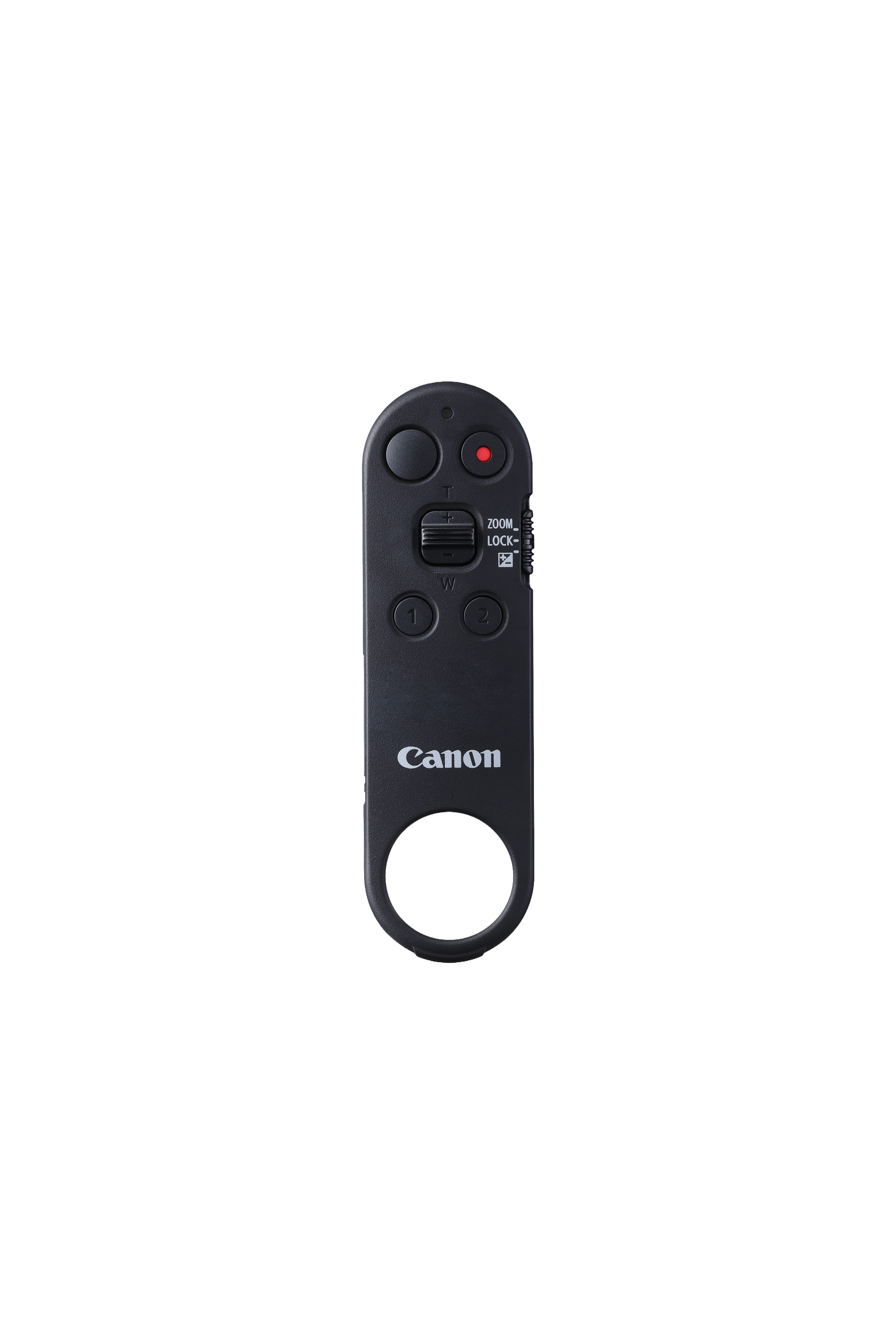 Canon BR-E2 kabelloser Fernauslöser mit Zoomsteuerung und Funktionstasten in Vorderansicht