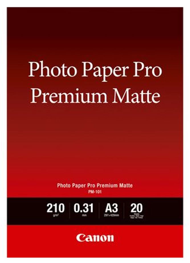 PM-101 Pro Premium Matt Papier 210g / A3 / 20 Blatt