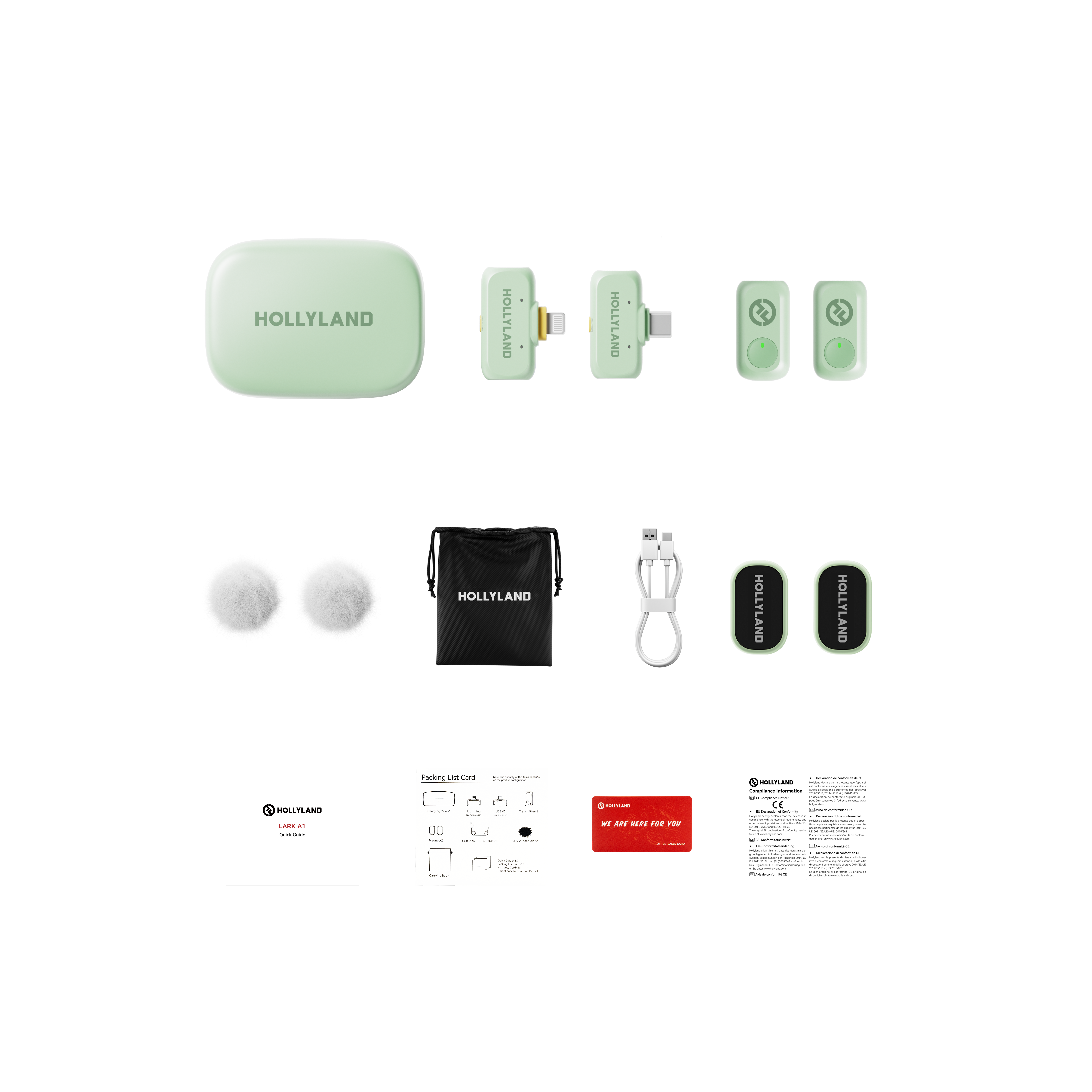 LARK A1 Combo Wireless Mikrofon (Grün)