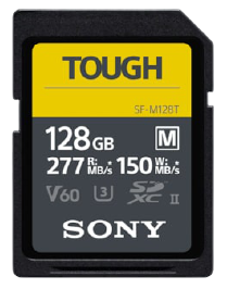 SF-M Though Series SDXC 128GB V60