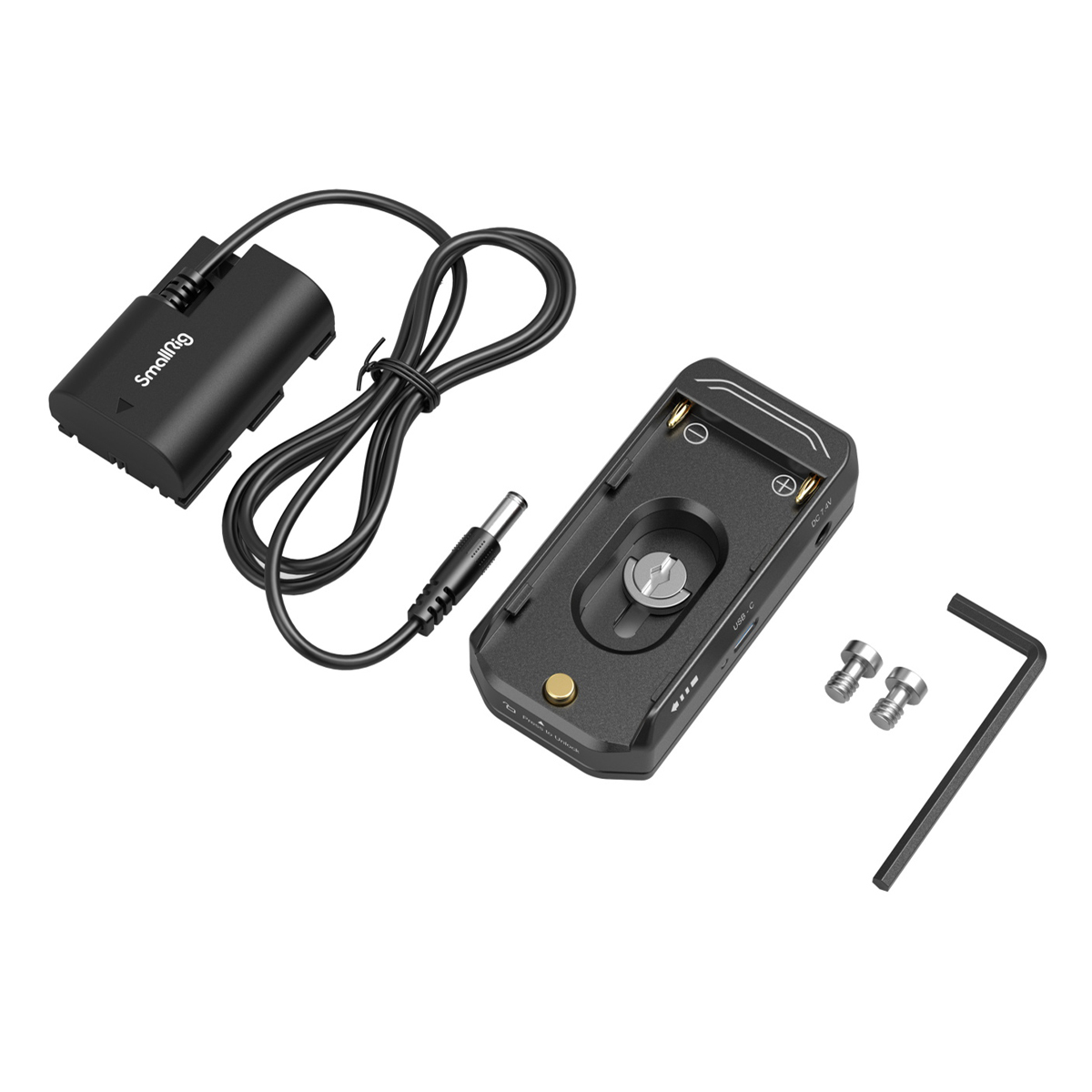 4340 NP-F Batterie-Adapter- Montageplattenkit + LP-E6NH Dummy + Kabel 4340 NP-F Batterie-Adapter- Montageplattenkit + LP-E6NH Dummy + Kabel