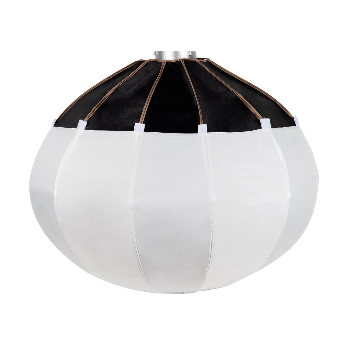 SmallRig 3932 RA-L90 Lantern Softbox – Vorderansicht der kugelförmigen Diffusorfläche für weiches Licht