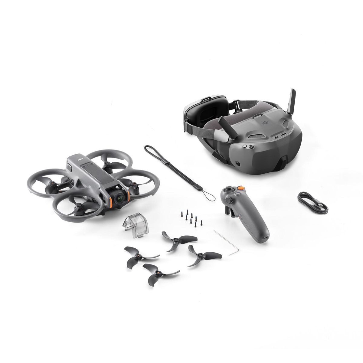 DJI Avata 2 Fly More Smart Combo – Lieferumfang mit Drohne, Goggles, Controller, Akku und Zubehör