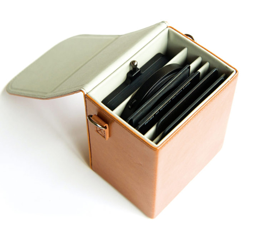 Kunstleder Filtertasche für 70 mm System Kunstleder Filtertasche für 70 mm System