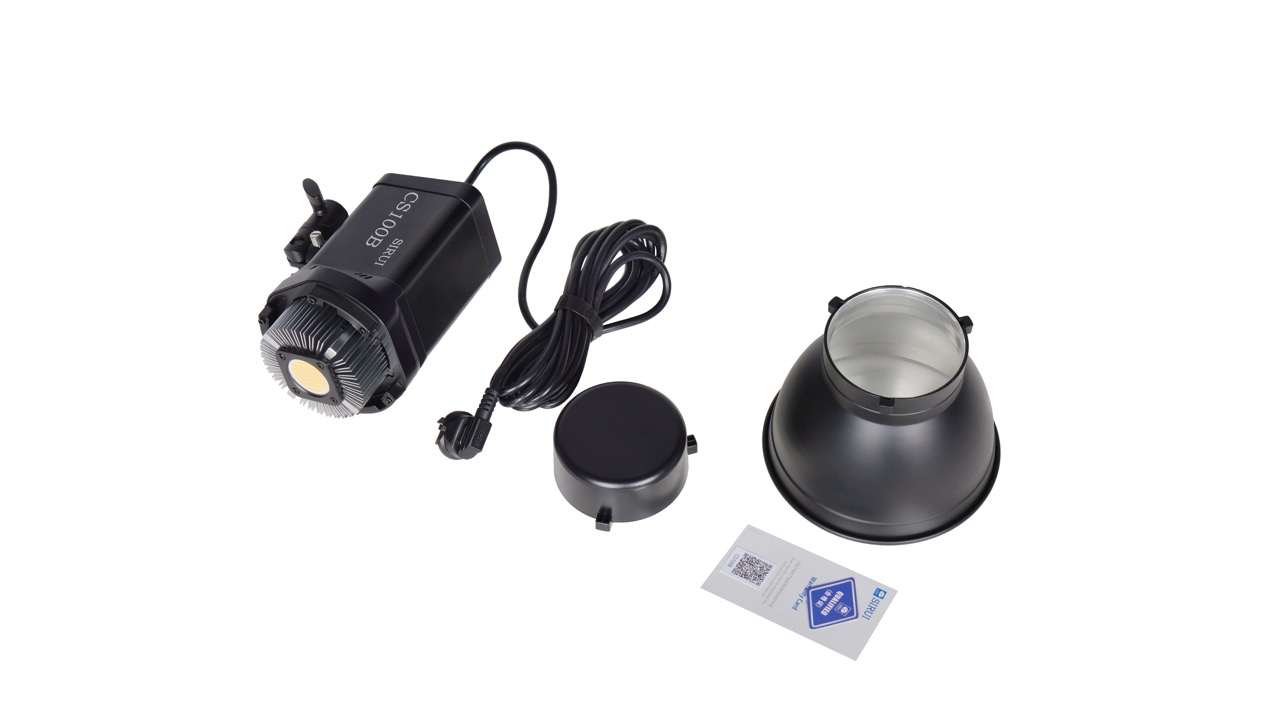 Sirui CS100B Bi-Color LED Leuchte, Lieferumfang