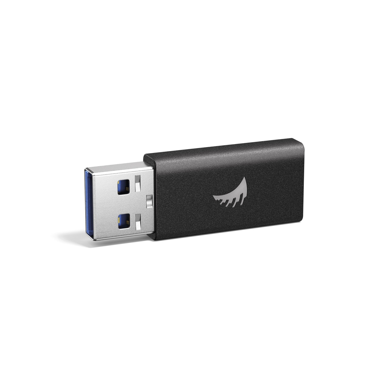 USB 3.1 Gen2 Type-A auf Type-C Adapter (schwarz) Angelbird USB 3.2 Type-A to Type-C Adapter, Auf seite liegend