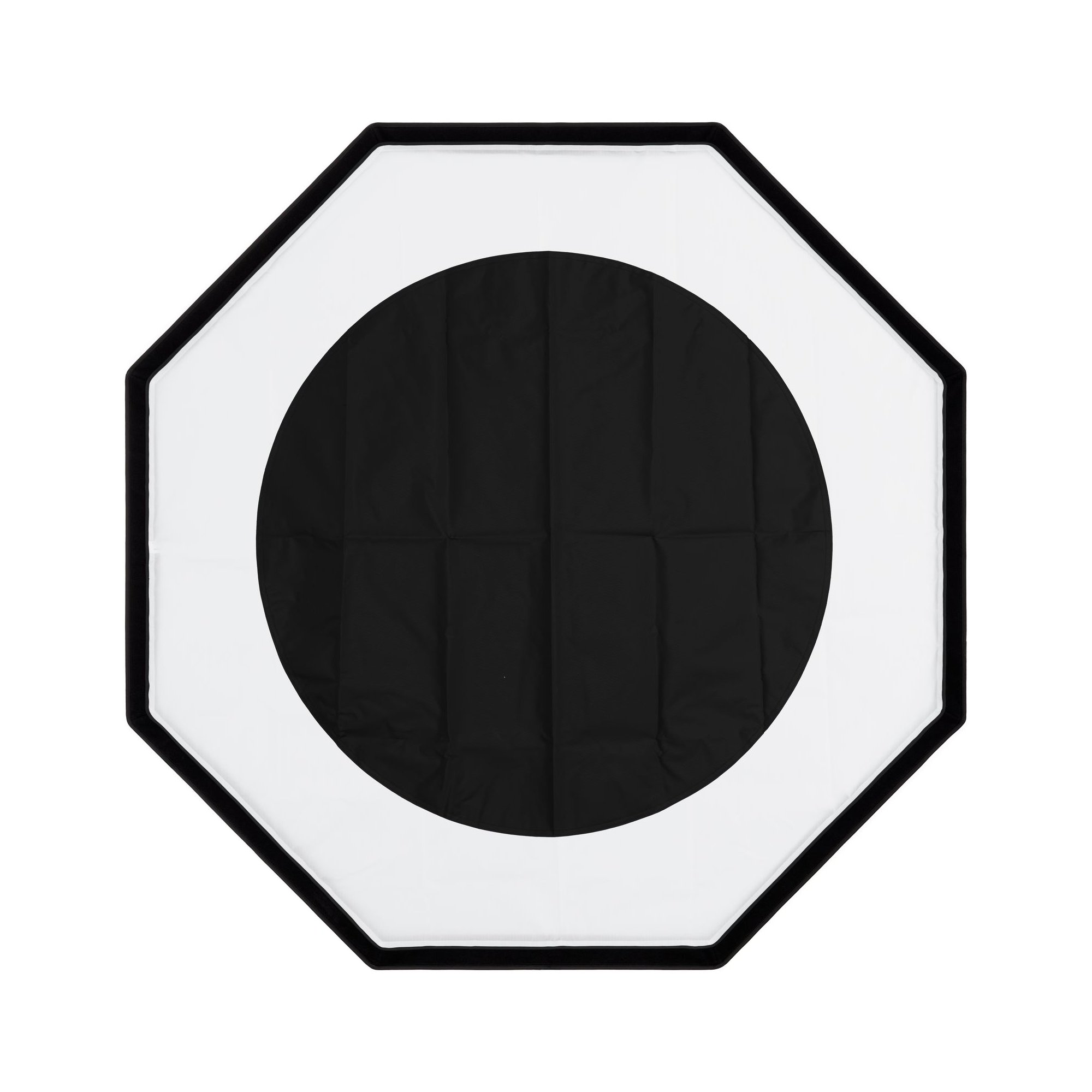 Frontdiffusor der Profoto Softbox 5' Octa White mit zentraler Öffnung für Deflektor oder Zubehör.