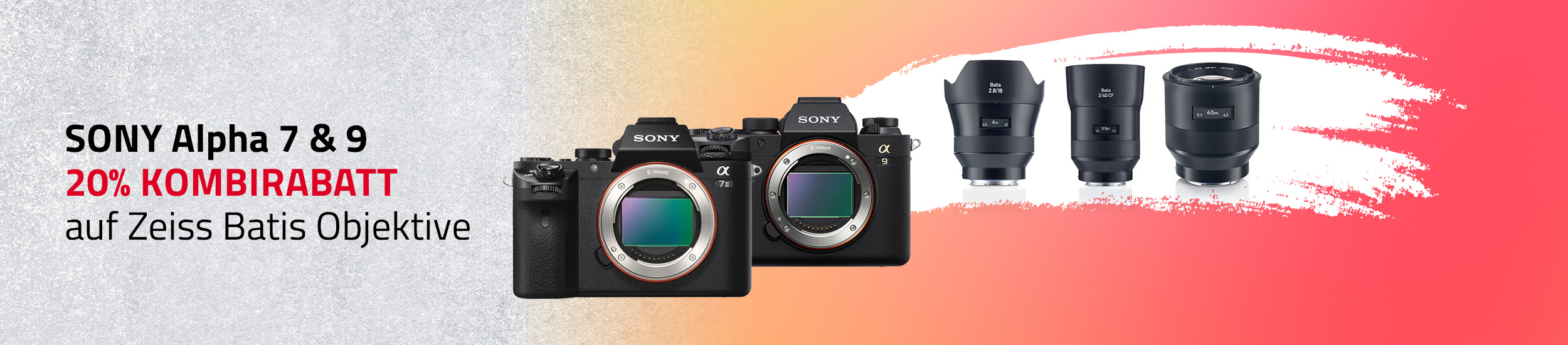 Sparen Sie 20% auf Zeiss Batis Objektive