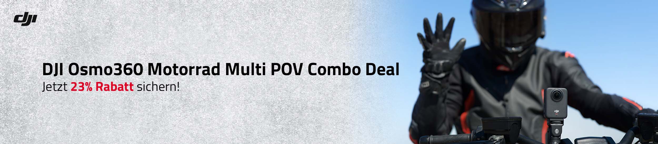 DJI Osmo 360 Combo Deal – 23% Rabatt auf die Osmo360 Motorrad Multi POV Combo