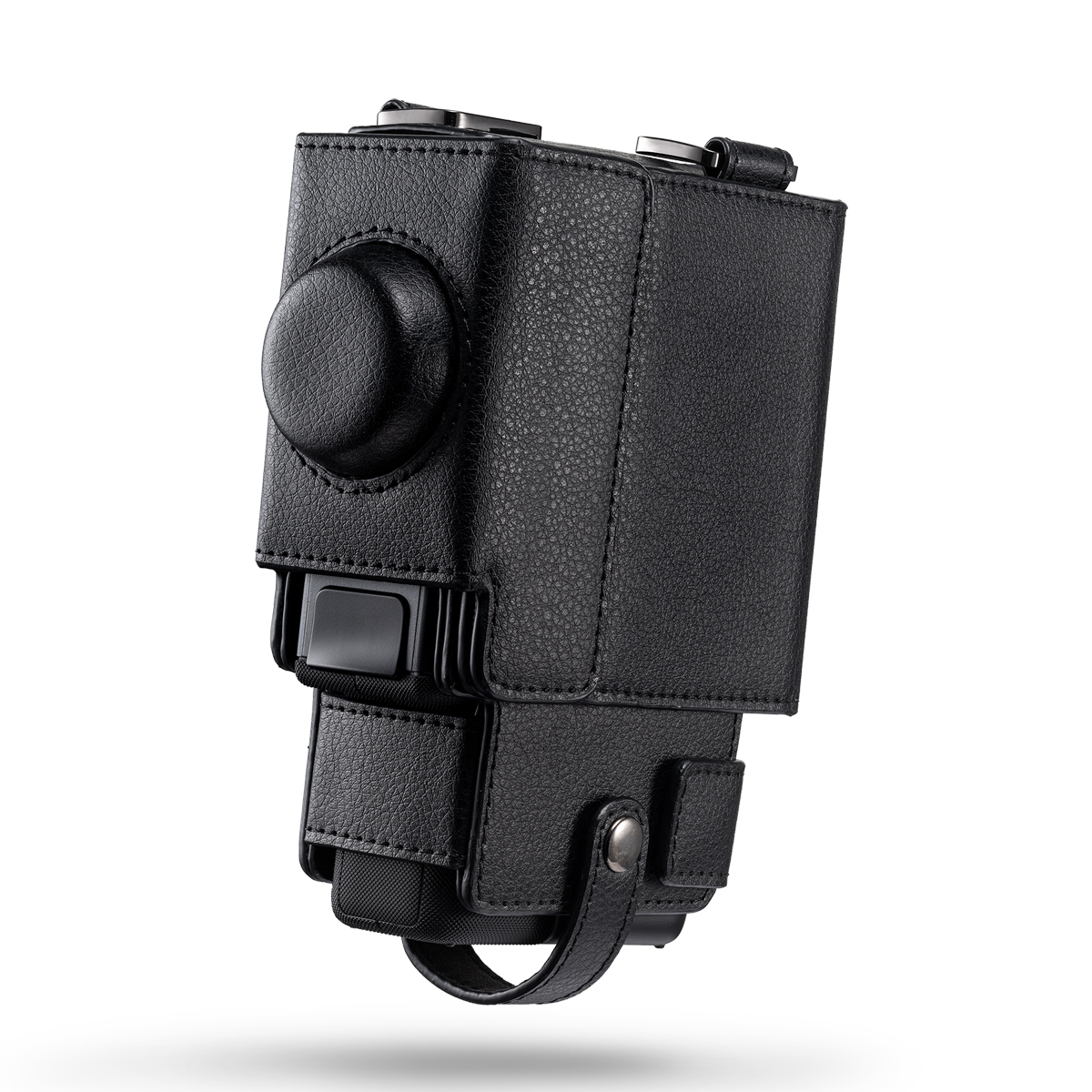 instax mini Evo Cinema Kameratasche (Schwarz) FUJIFILM instax mini Evo Cinema Kameratasche in Schwarz – geschlossene Schutztasche mit Lederoptik und Trageschlaufe