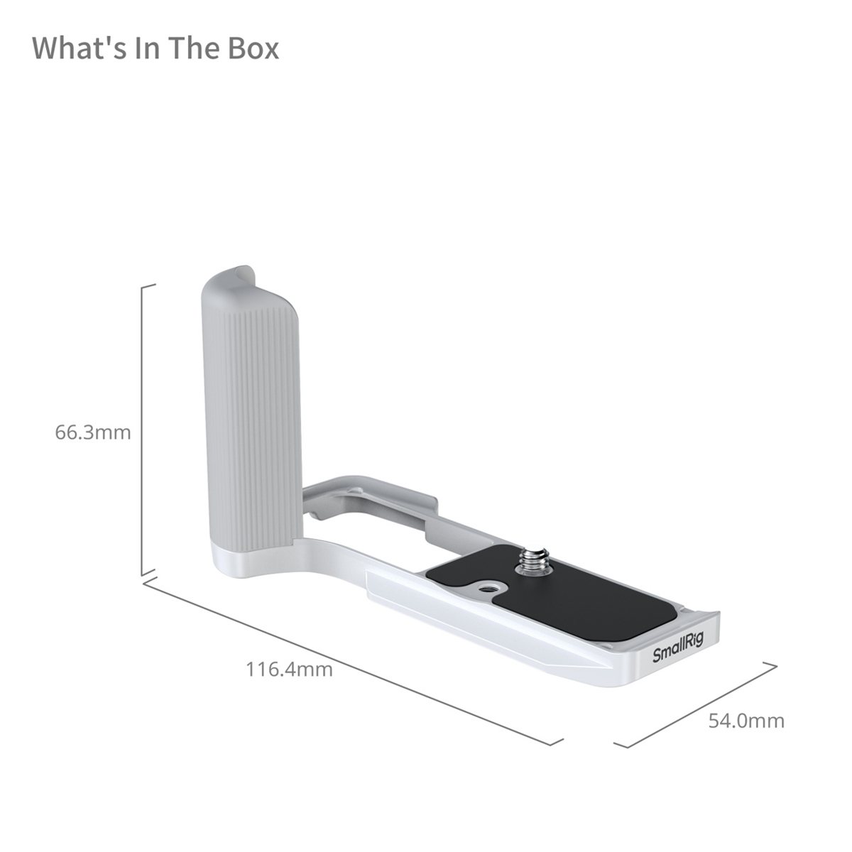 5430 L-förmige Montageplatte mit Griff für Canon EOS R50 V (Weiß) 5430 L-förmige Montageplatte mit Griff für Canon EOS R50 V (Weiß)