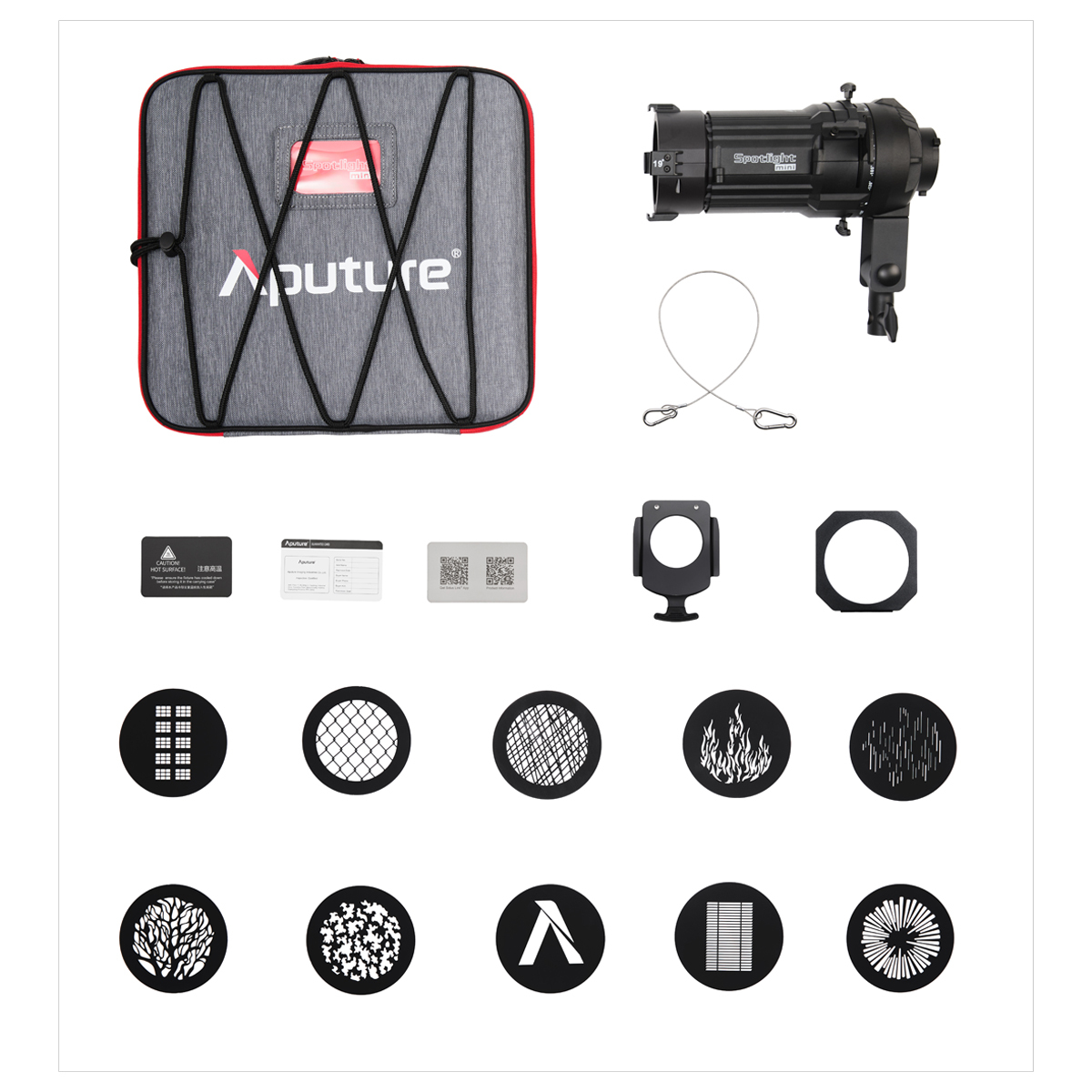 Spotlight Mini Kit mit 19° Lens Lichtformer