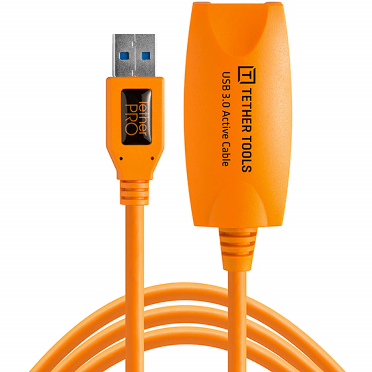 TetherPro USB 3.0 Aktives USB Verlängerungskabel (4,9m, orange)