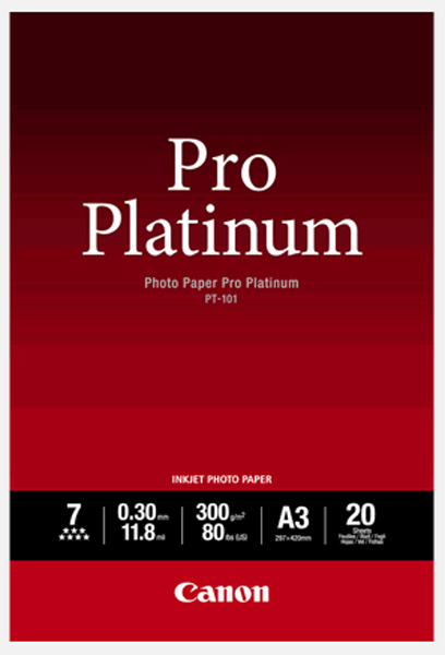 Pro Platinum PT-101 Fotopapier 300g / A3 / 20 Blatt