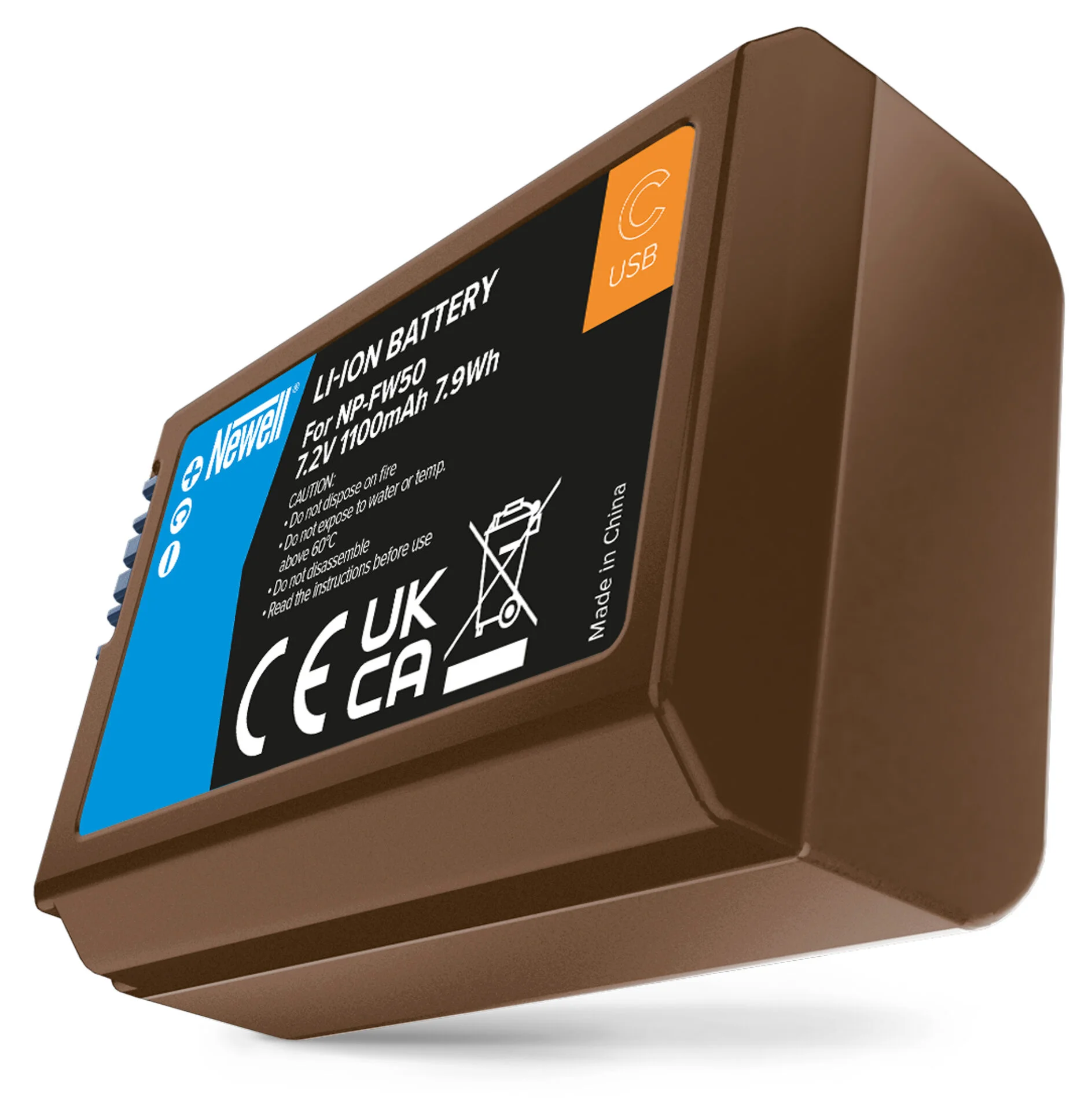 Li-Ion Akku mit USB-C für Sony NP-FW50