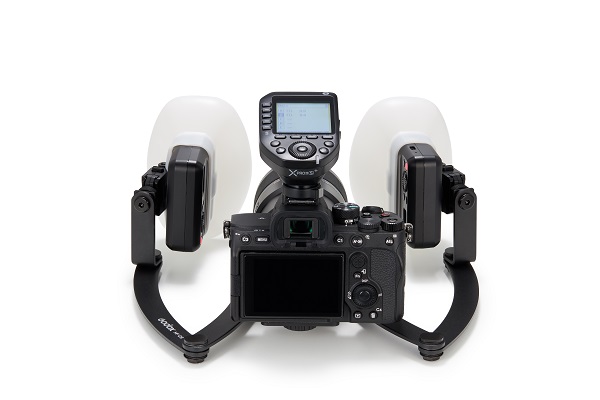 MF-DB Twin Light Bracket für MF12-DK1 Godox Twin Light Bracket Blitzhalterung auf Kamera