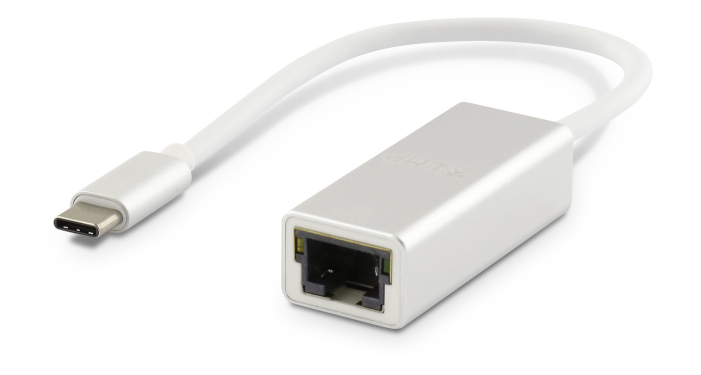 USB-C Adapter Gigabit Ethernet (silber)