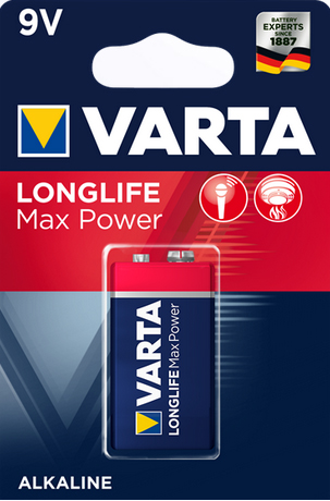 Longlife Max Power 9V Block (6LR61) Batterie Longlife Max Power 9V Block (6LR61) Batterie