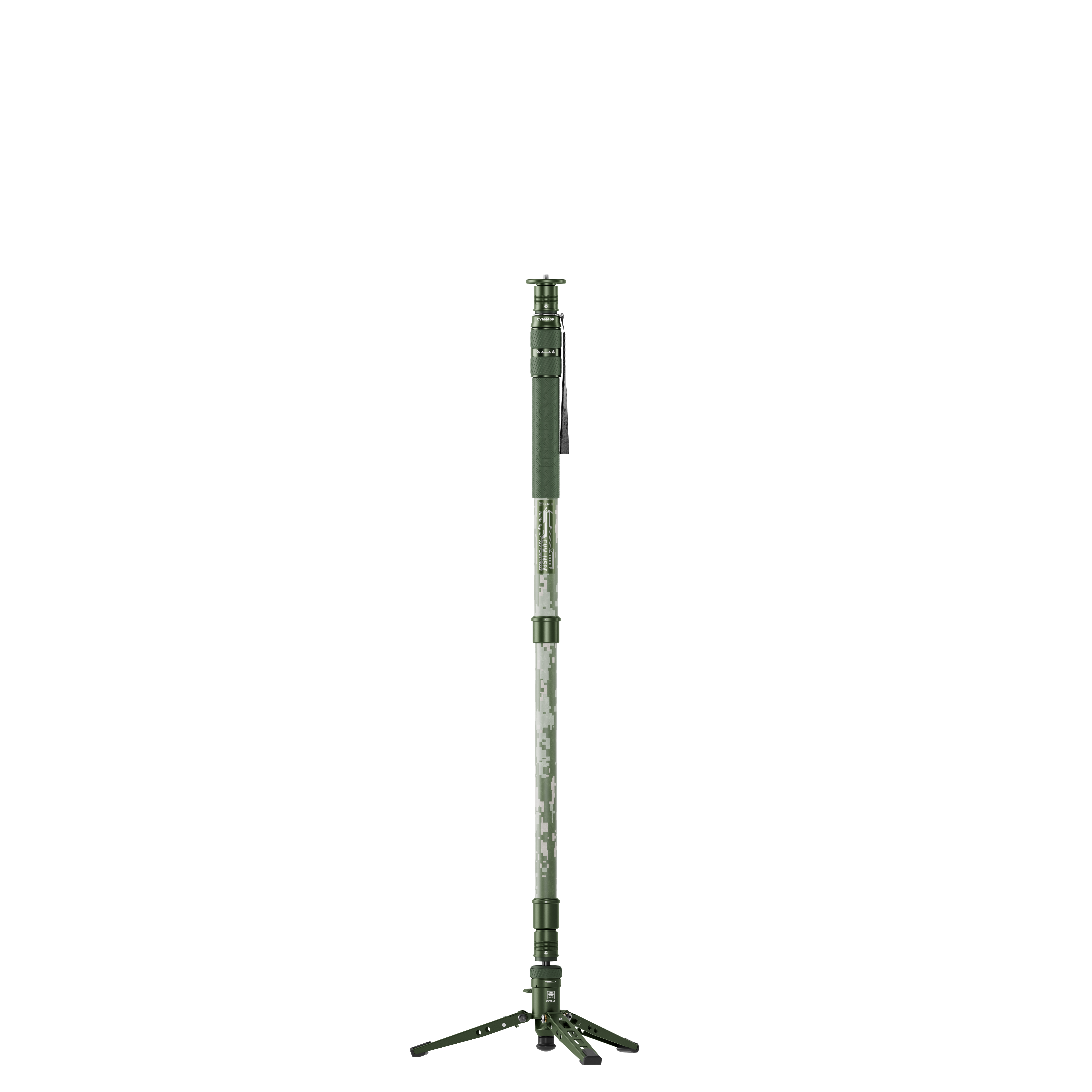 CVM-145P Einbeinstativ Camouflage Sirui CVM-145P Camouflage – mittlere Auszugshöhe des robusten Einbeinstativs mit Standfüßen