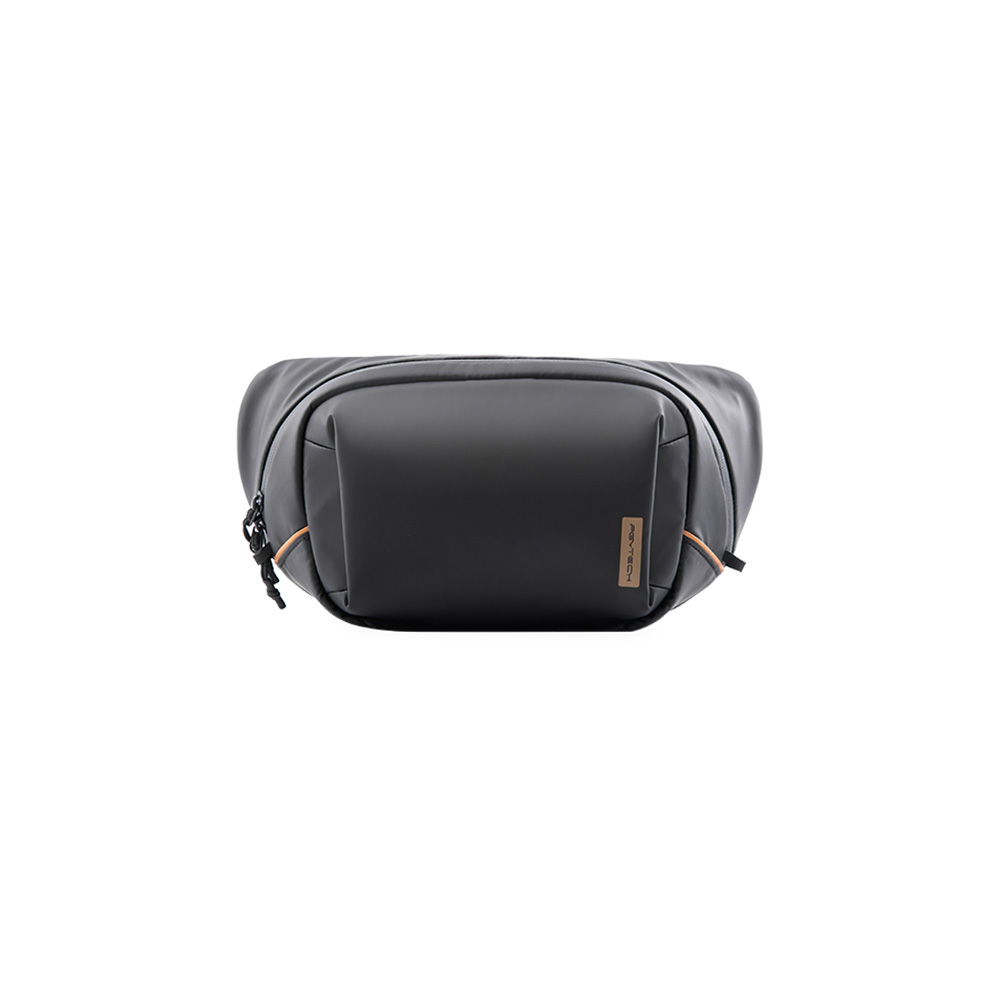 PGYTECH OneGo Solo V2 4L in Obsidian in der Vorderansicht mit kompaktem Sling-Design.