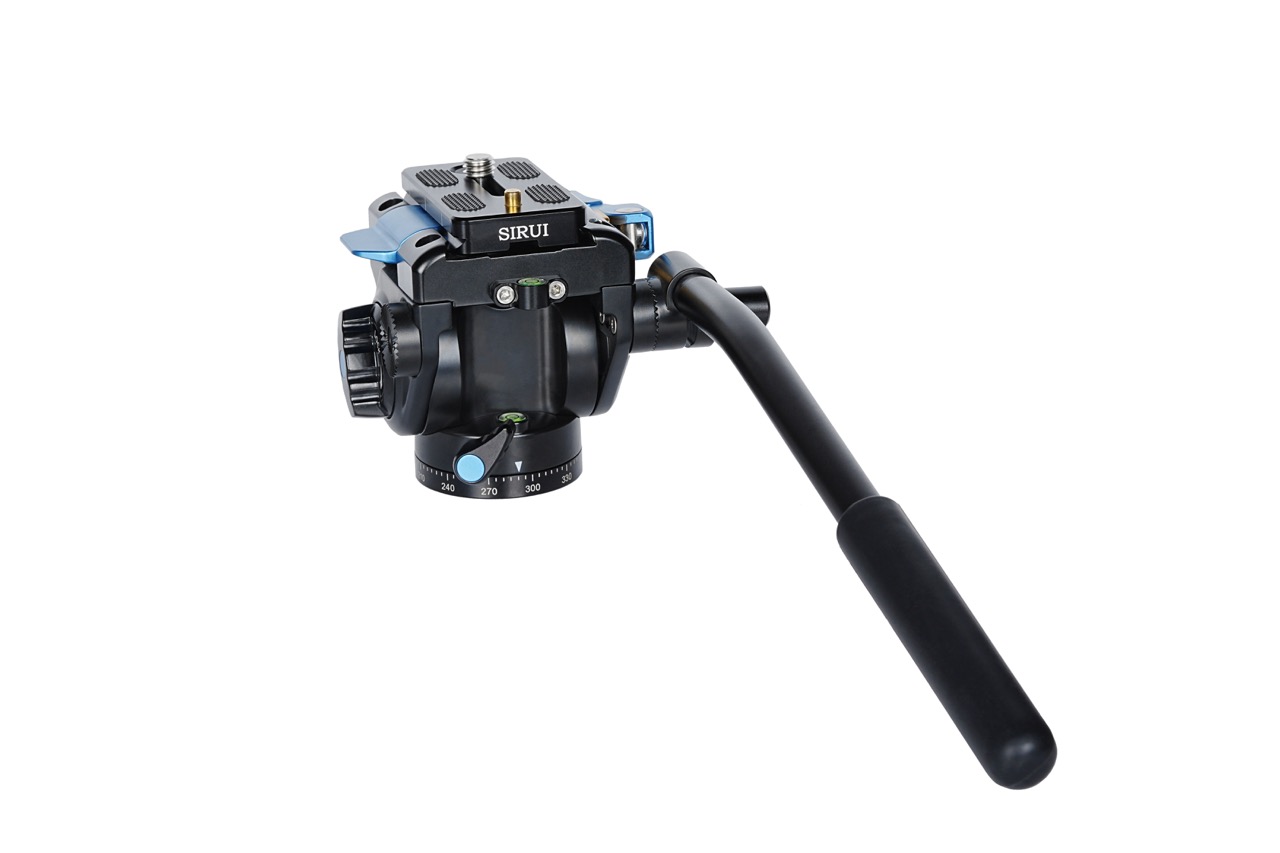 VA-5X Videoneiger Sirui VA-5X Videoneiger Stativkopf von hinten