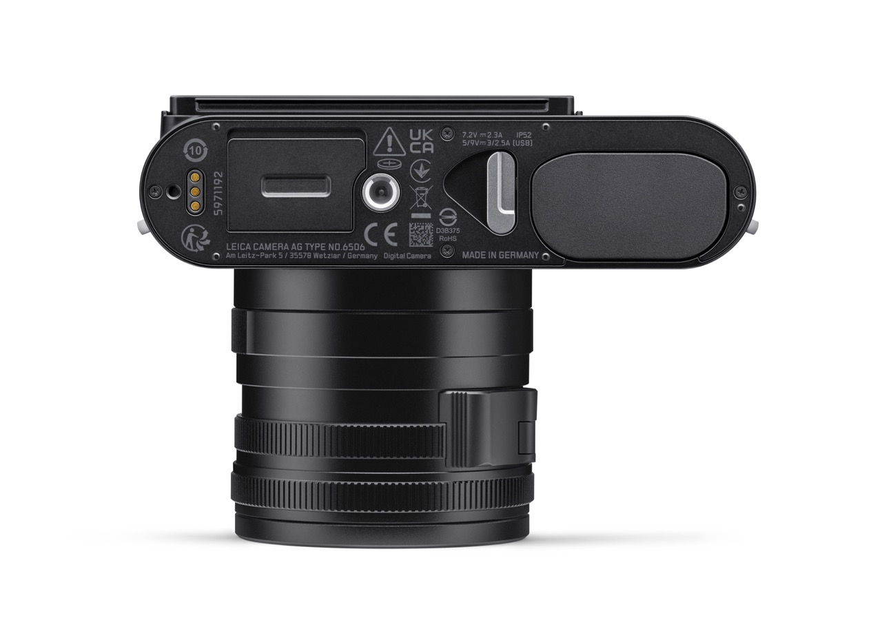 Q3 43 Leica Q3 43 Kompaktkamera in Schwarz, Unterseite