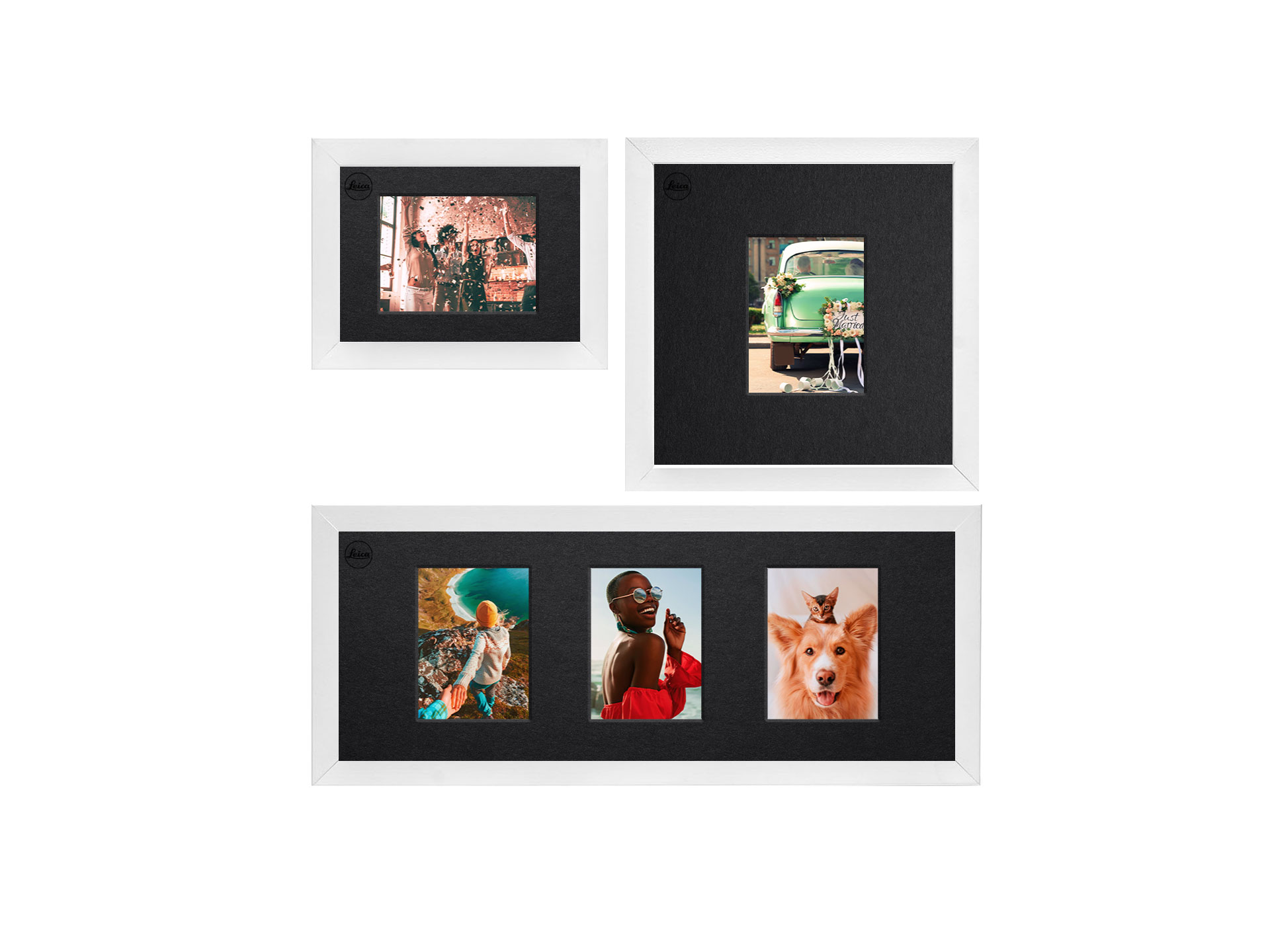 Bilderrahmen-Set SOFORT (weiß) Bilderrahmen-Set SOFORT (weiß)