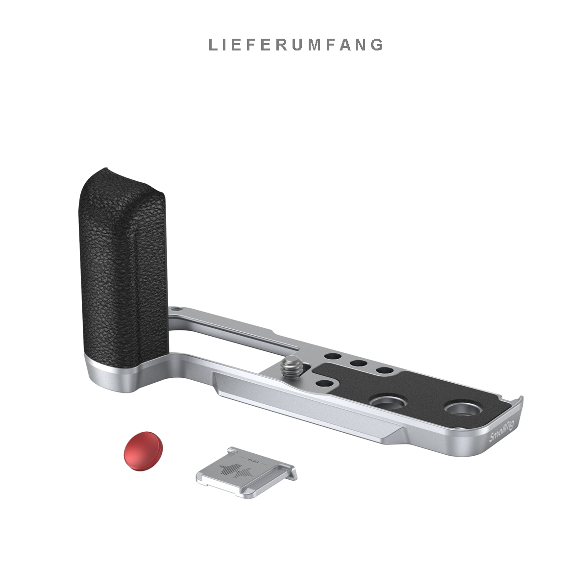 SmallRig 4555 L-Shape Griff für Fujifilm X100VI und X100V – Lieferumfang mit Griff und Zubehörteilen