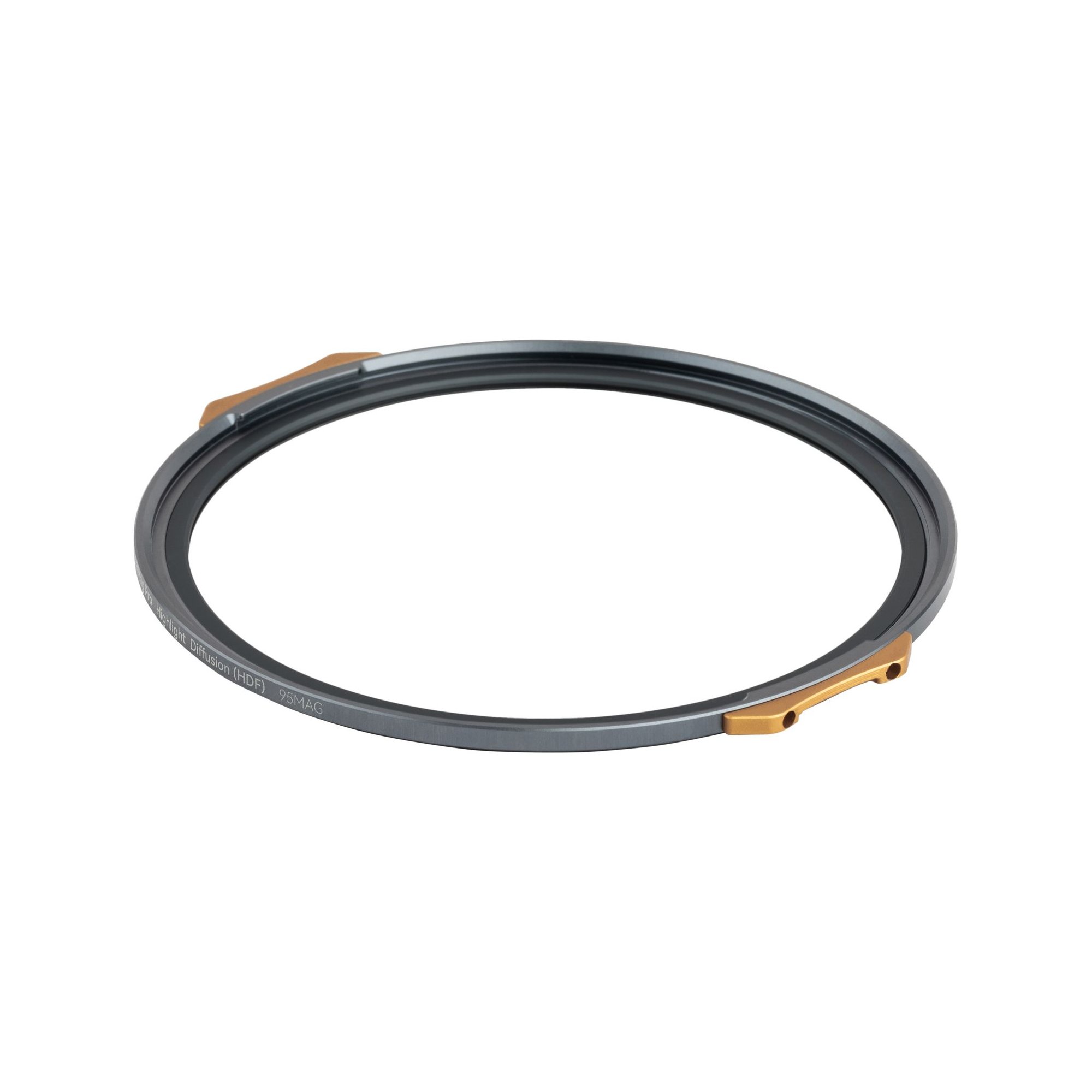 JetMag Pro Highlight Diffusion Magnetic Filter 1/2 (95MAG) in schräger Seitenansicht mit Magnetrahmen