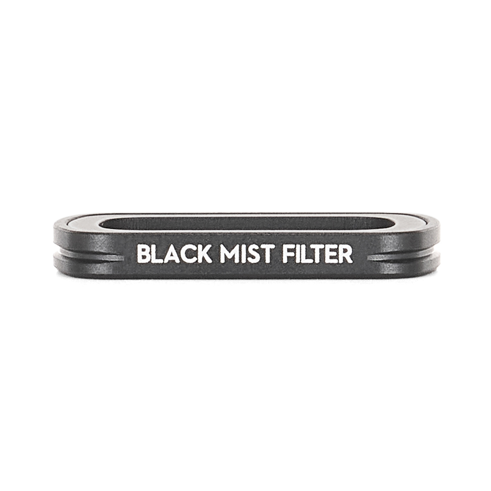 DJI Osmo Pocket 3 Black Mist Filter – Seitenansicht mit aufgedruckter Bezeichnung und flachem Profil