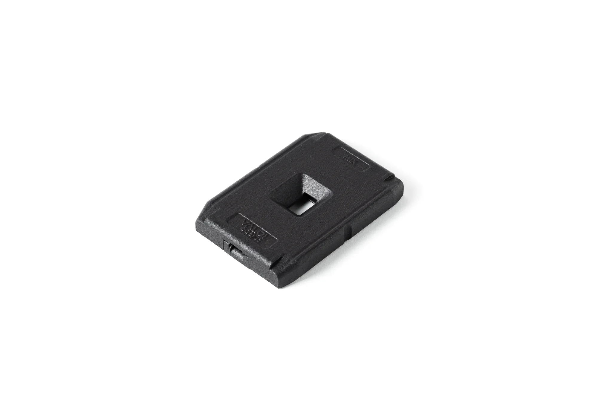 VALOI easy35 v2 Minox Holder in schräger Ansicht zur präzisen Führung von Minox-Film bei der Digitalisierung.
