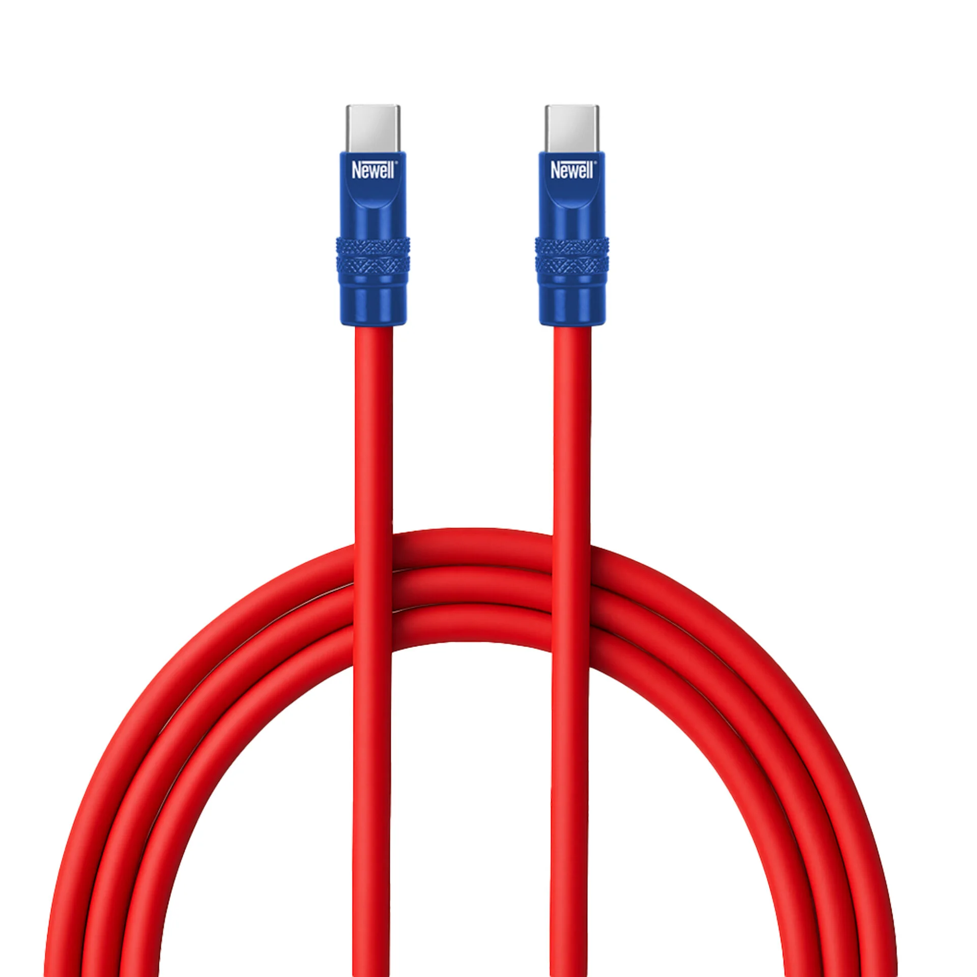USB-C Kabel 2m 100W (Rot-Marineblau)