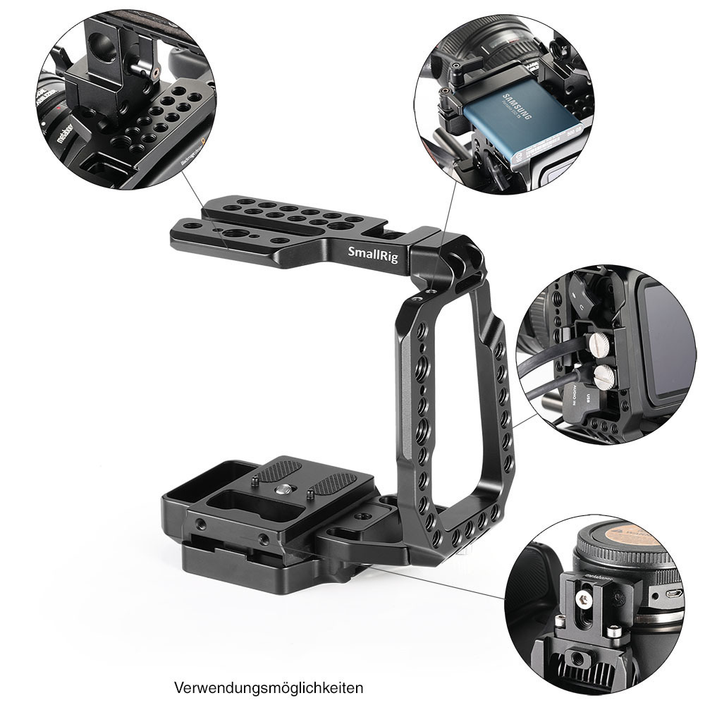 2255 Half-Cage QR für BMPCC 4K/6K 2255 Half-Cage QR für BMPCC 4K/6K