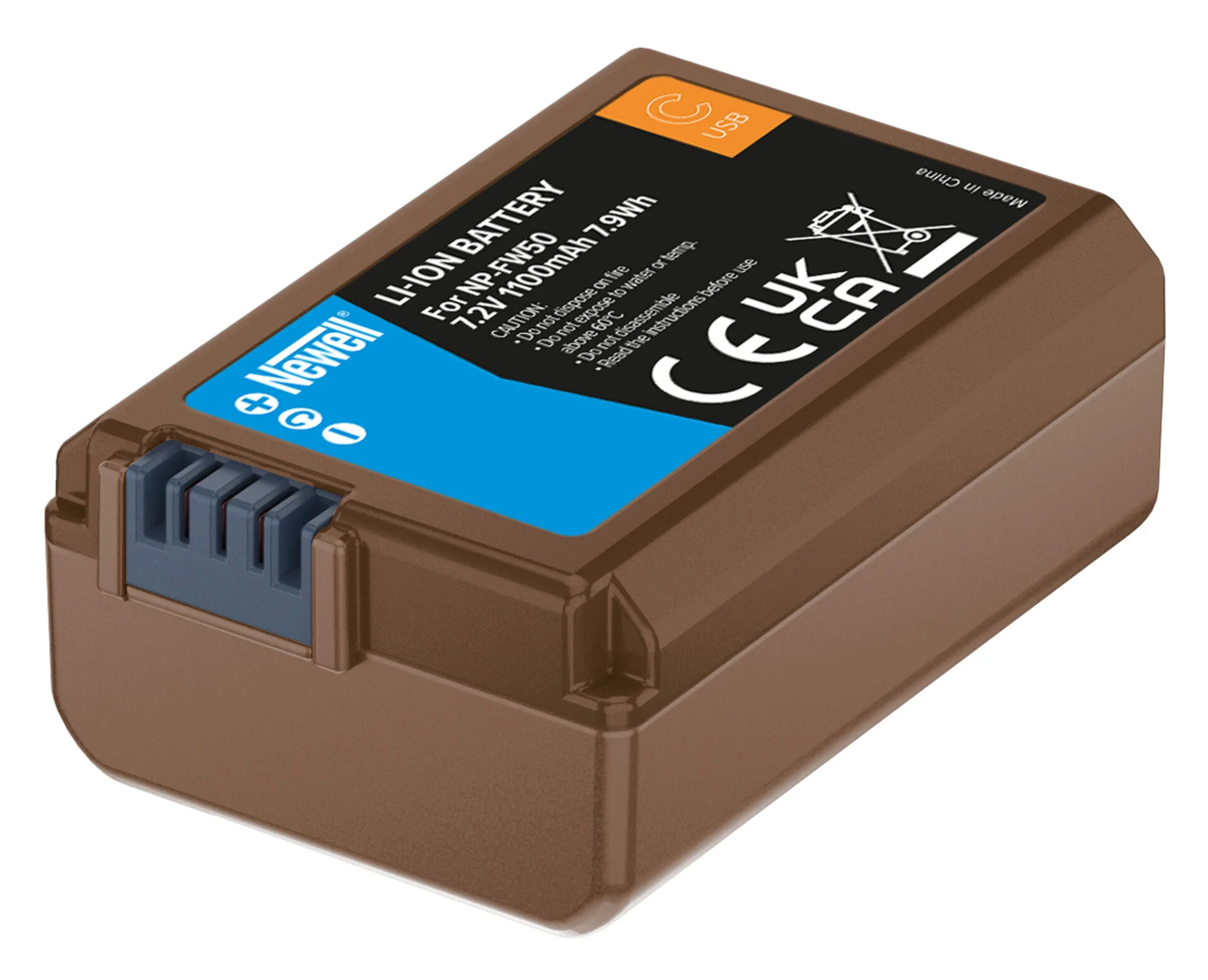 Li-Ion Akku mit USB-C für Sony NP-FW50