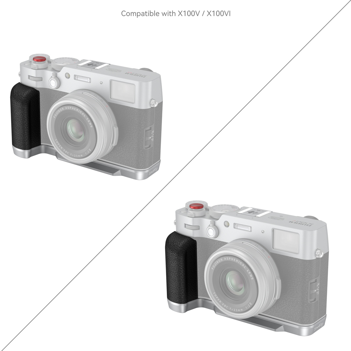 SmallRig 4555 L-Shape Griff für Fujifilm X100VI und X100V – kompatibel mit beiden Kameramodellen im Vergleich