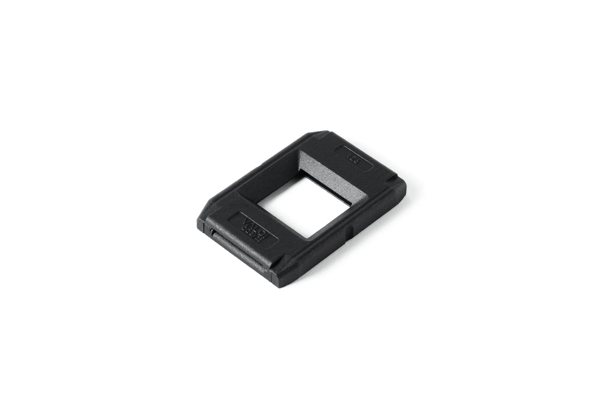 VALOI easy35 v2 126 Holder in schräger Ansicht zur präzisen Führung von 126-Film bei der Digitalisierung.