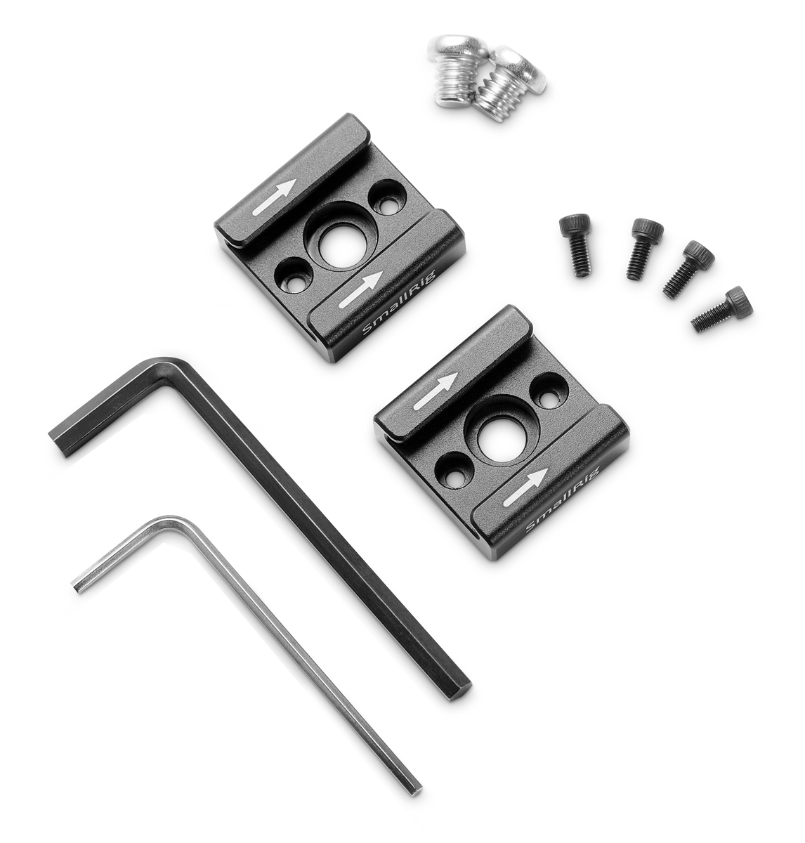 SmallRig 2060 Cold Shoe Adapter, 2er Set und Lieferumfang