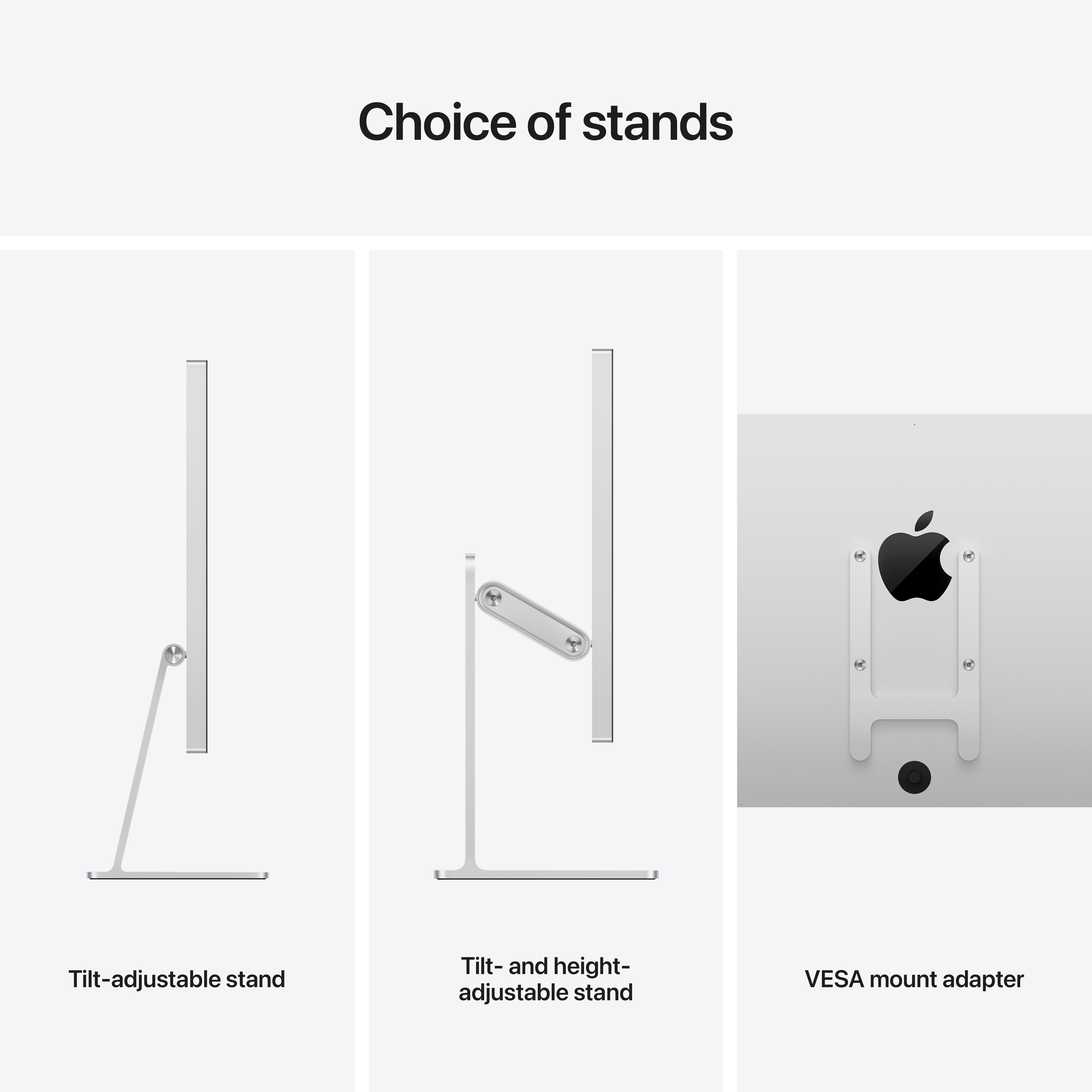 Apple Studio Display 27" / Nanotexturglas – VESA Mount Adapter