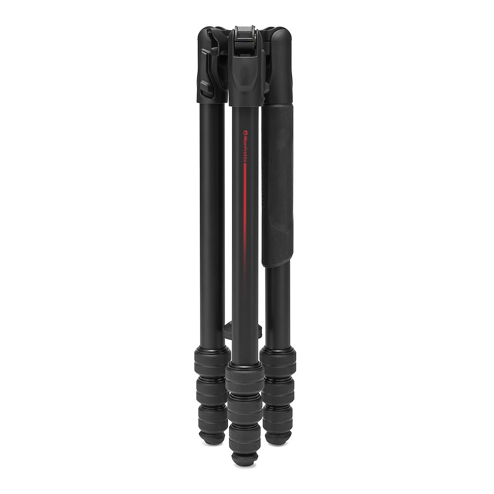 Befree GT PRO Alu-Stativ ohne Kopf Manfrotto Befree GT PRO Aluminium-Stativ ohne Kopf, eingeklappt und eingefahren stehend